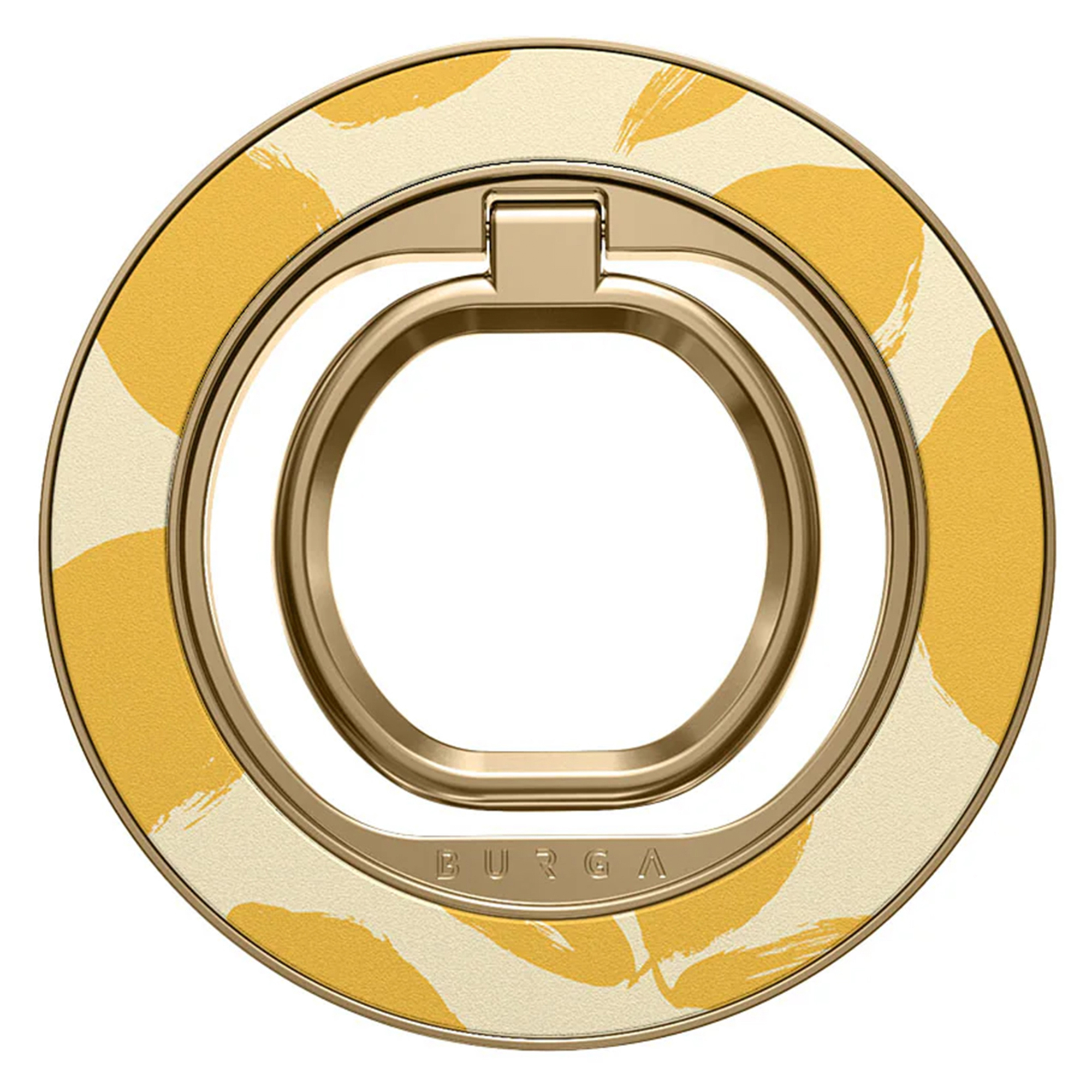 Burga Magnetic Ringholder Gold Telefoonring - Geschikt voor MagSafe - Lemon Tart