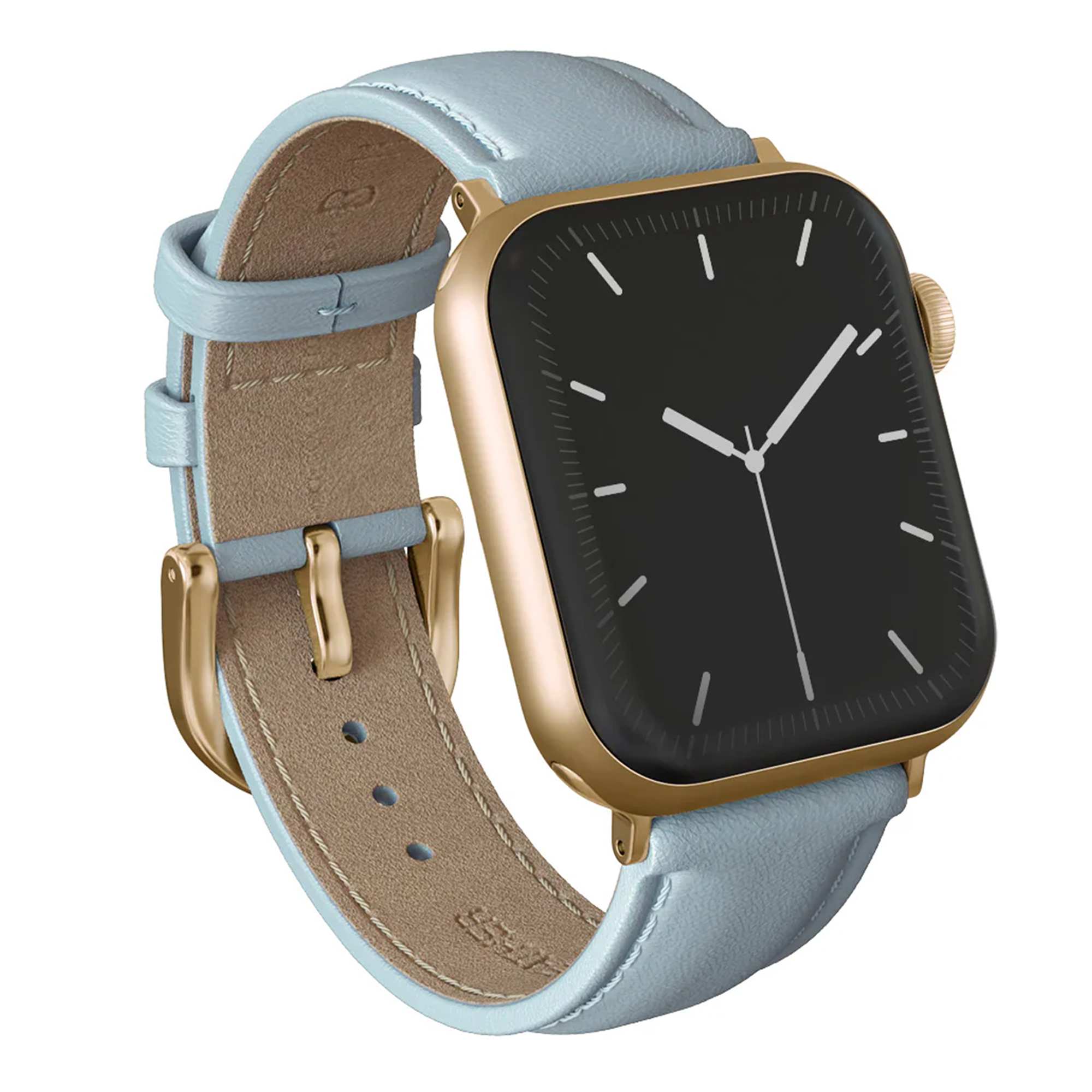 Burga Genuine Leather Band - Apple Watch | 44/45/46/49 mm / Universeel 20 mm aansluiting - Dream / Gold