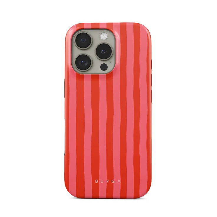 Burga Coque Tough MagSafe Apple iPhone 16 Pro - Pomegranate
