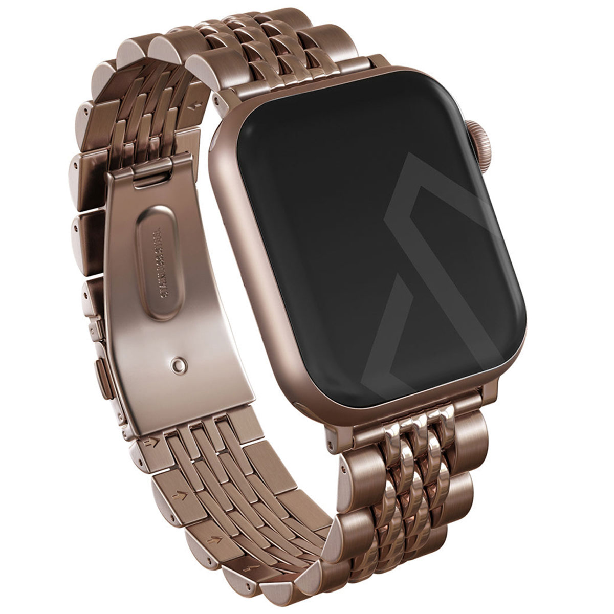 Burga Bracelet acier Apple Watch | 44/45/46/49 mm - Rose Gold