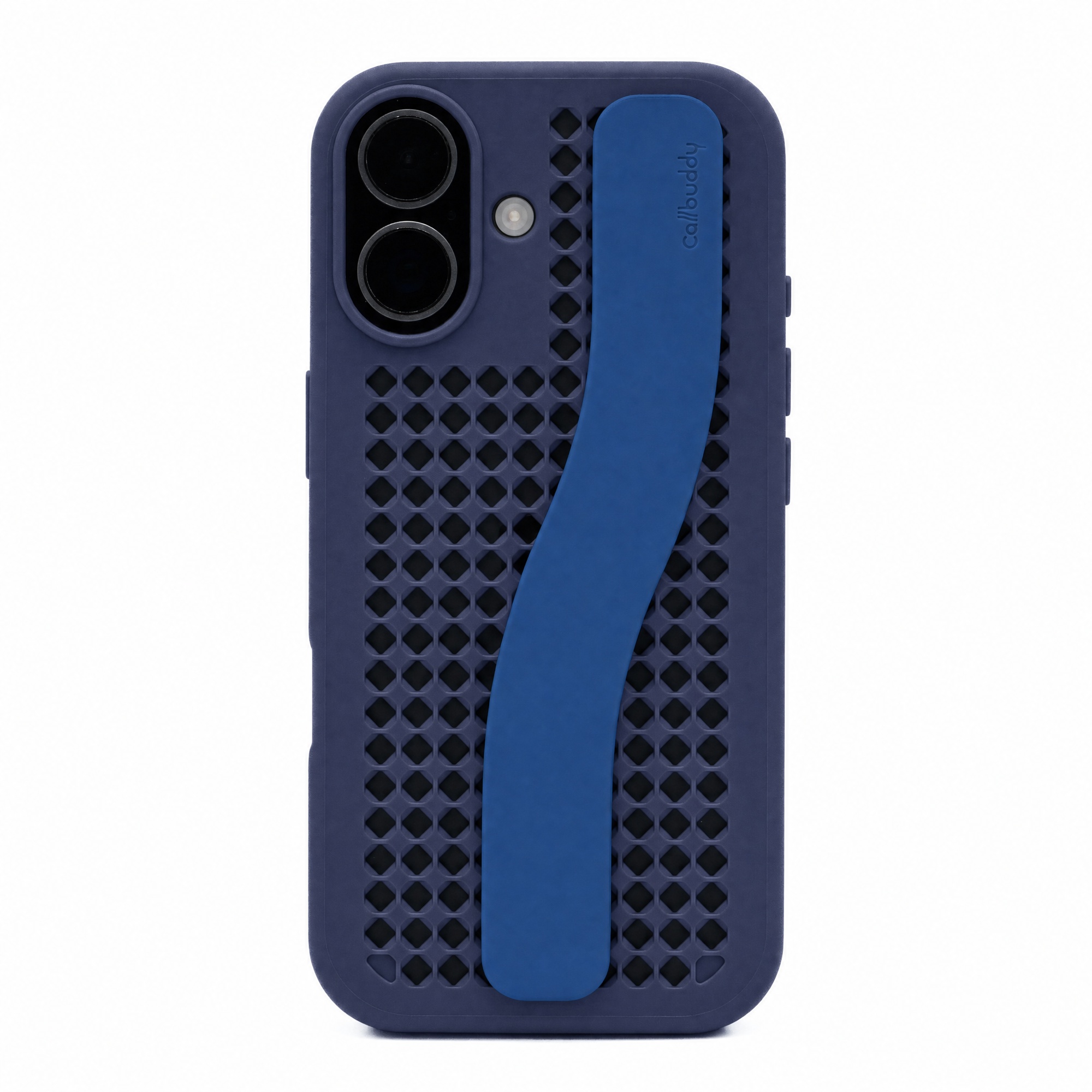 Callbuddy Hoesje met Strap voor de Apple iPhone 17 - Deep Marine