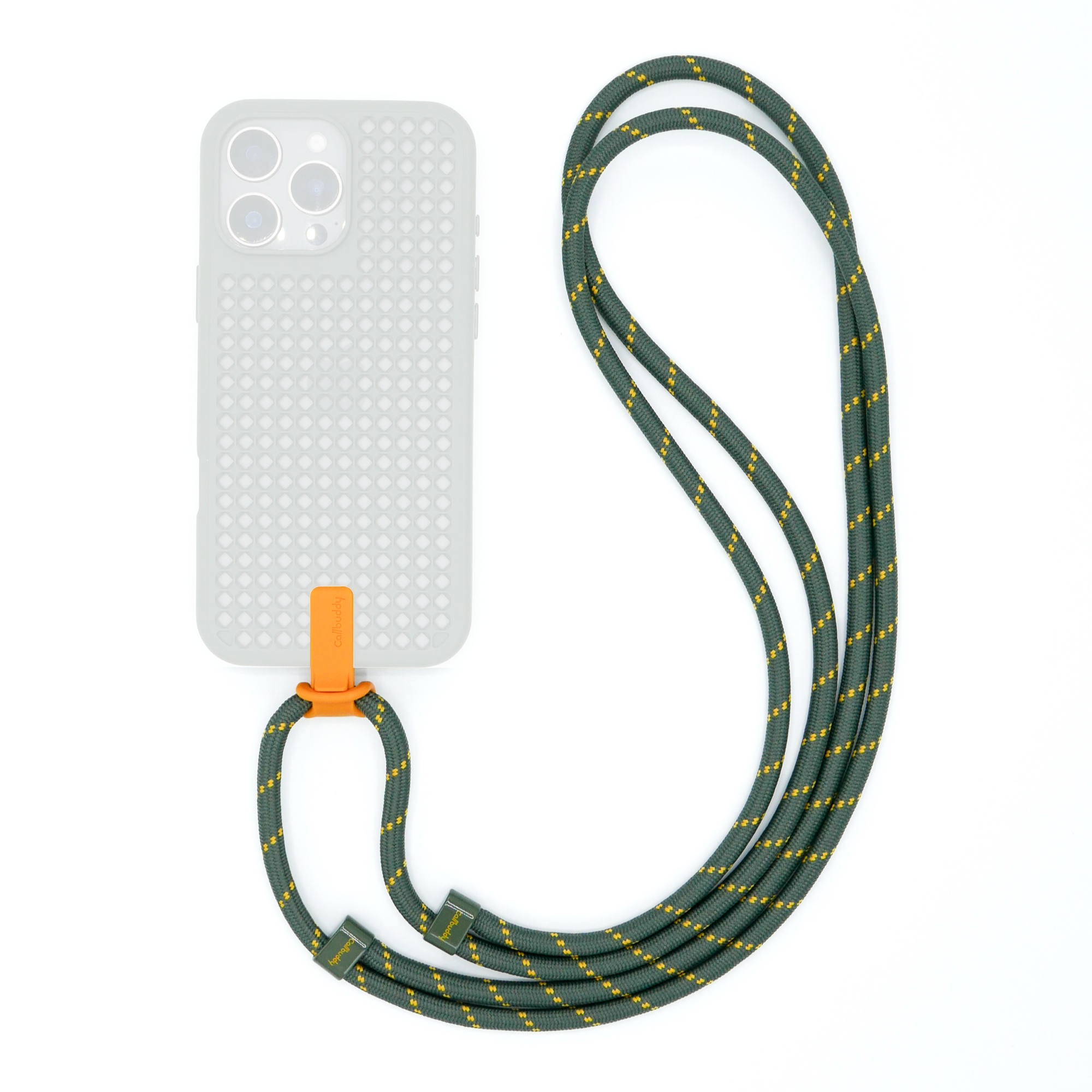 Callbuddy Lanyard - Cross Body Telefoonkoord - Olive Ember