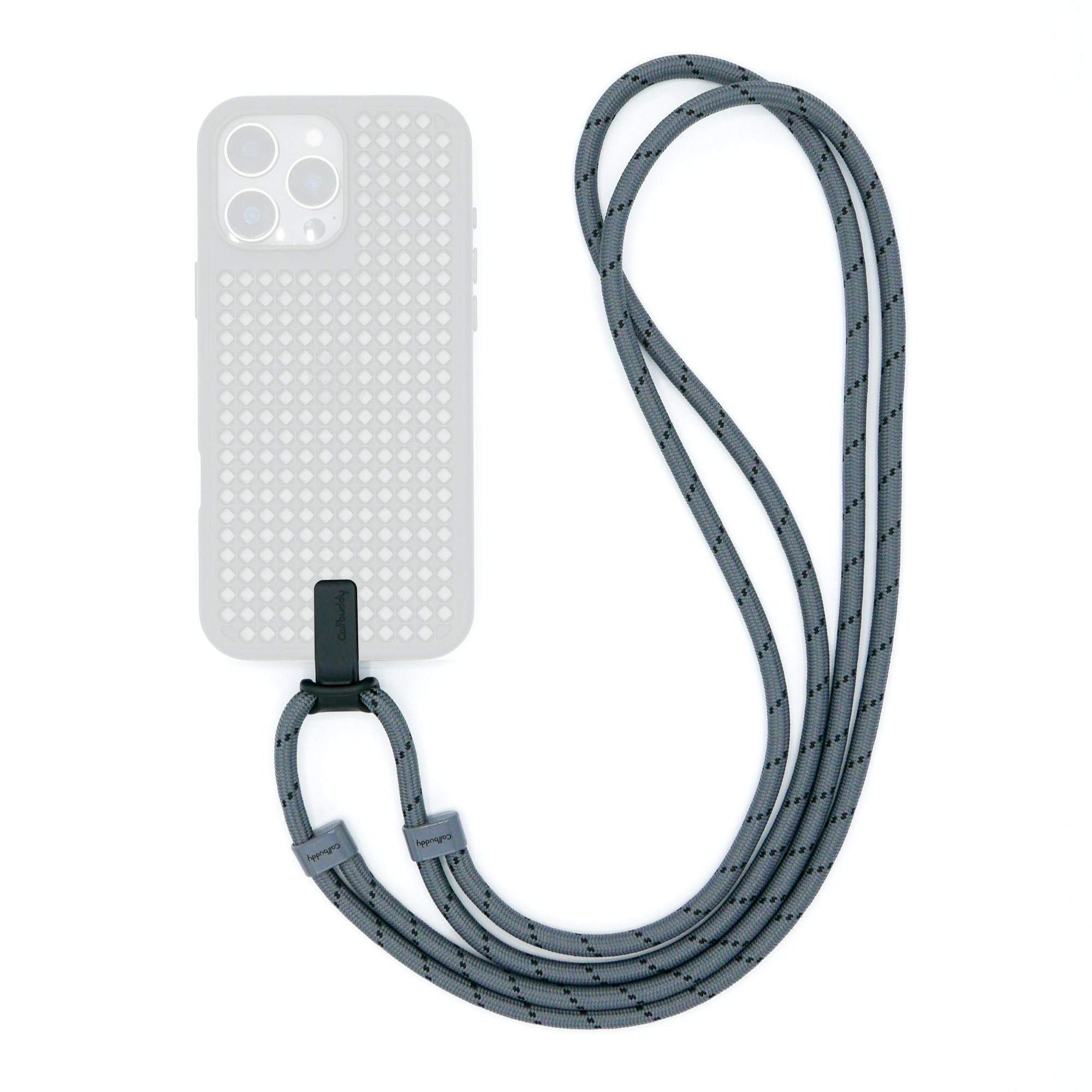 Callbuddy Lanyard - Cross Body Telefoonkoord - Shadow Gray