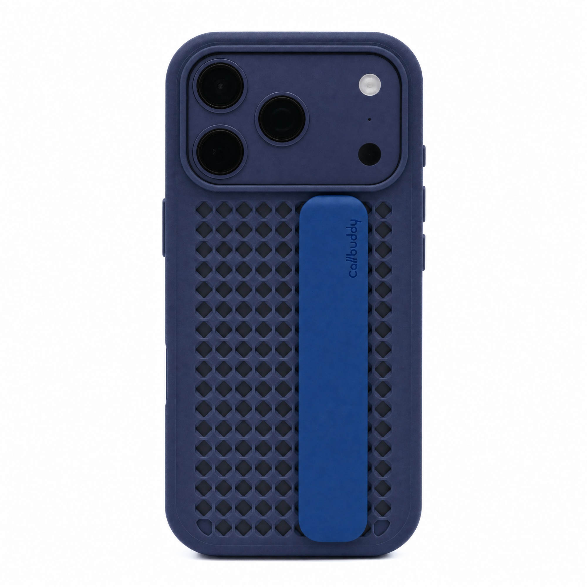 Callbuddy Hoesje met Strap voor de Apple iPhone 17 Pro - Deep Marine