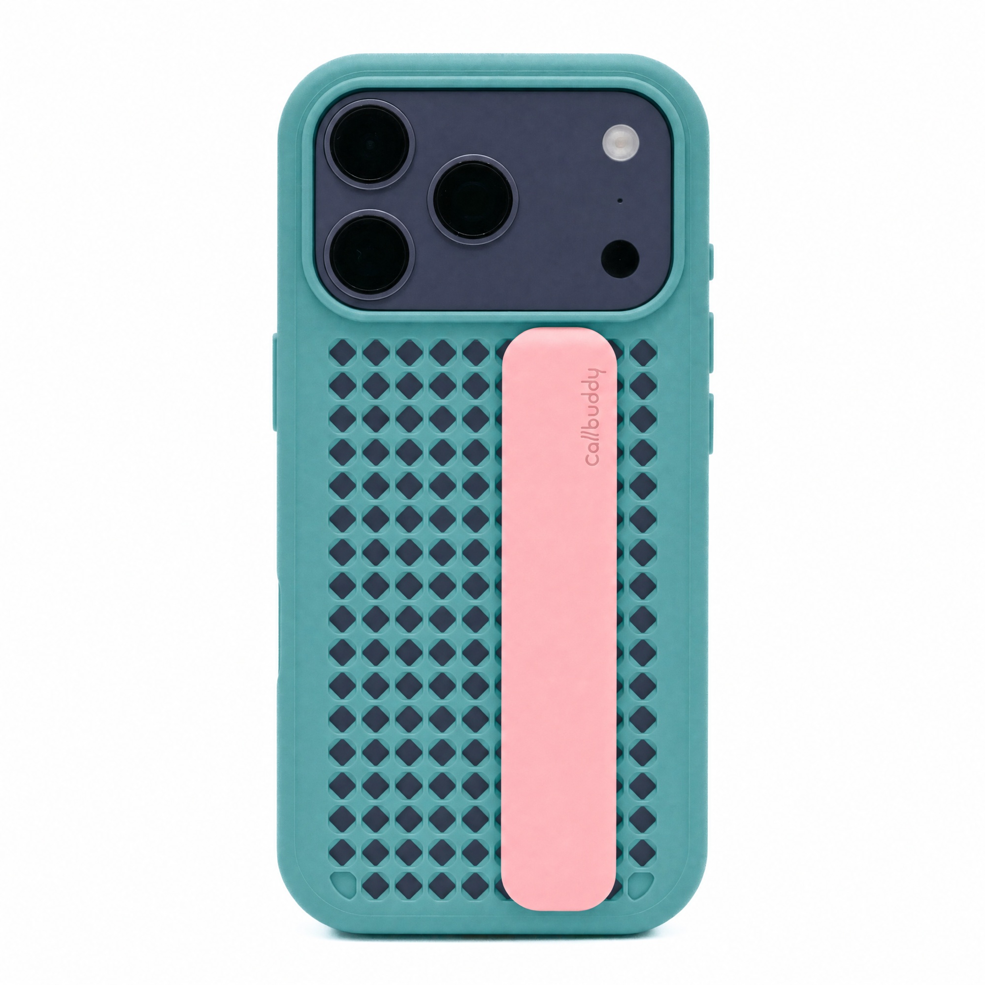 Callbuddy Hoesje met Strap voor de Apple iPhone 17 Pro - Miami Vice