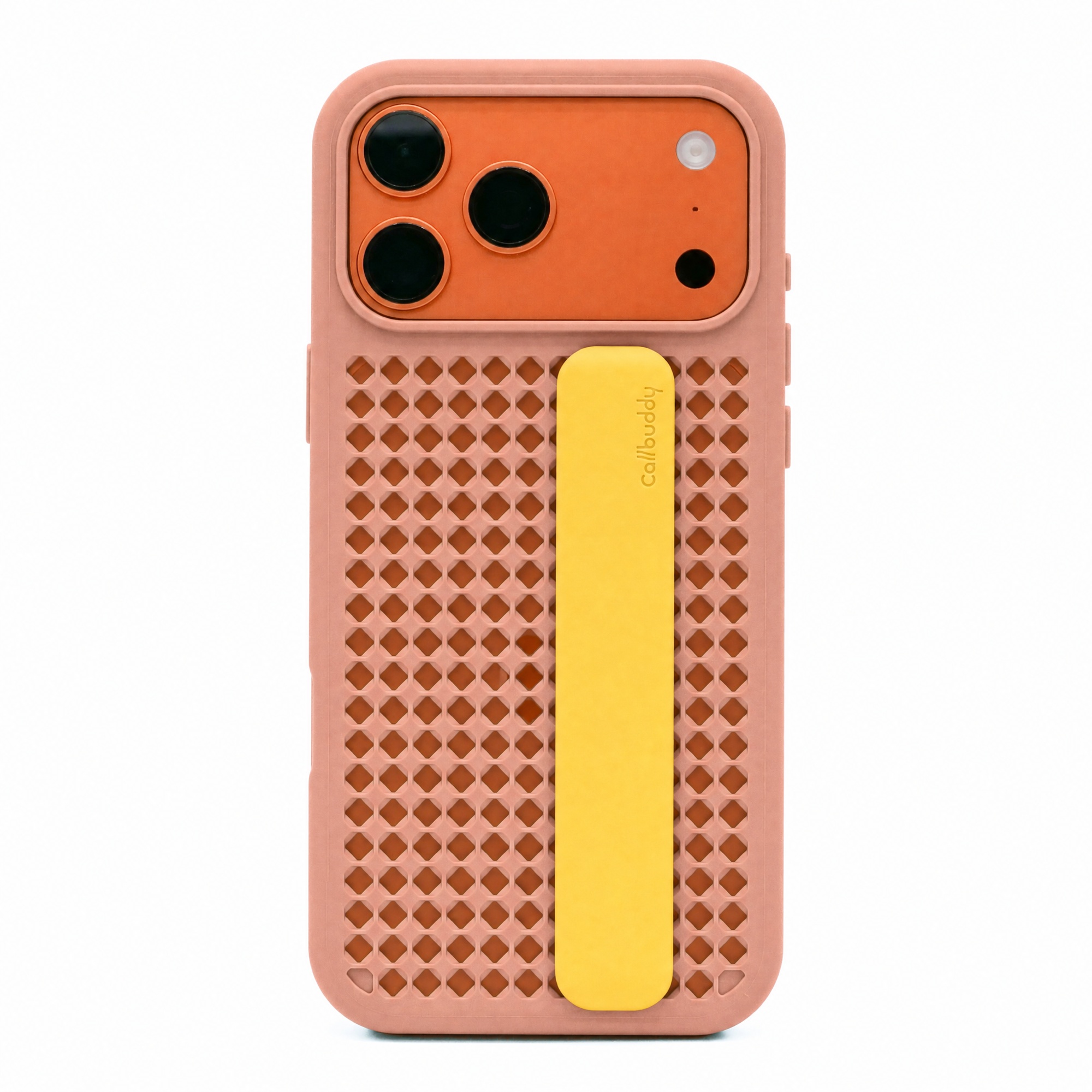 Callbuddy Hoesje met Strap voor de Apple iPhone 17 Pro Max - Coral Pop