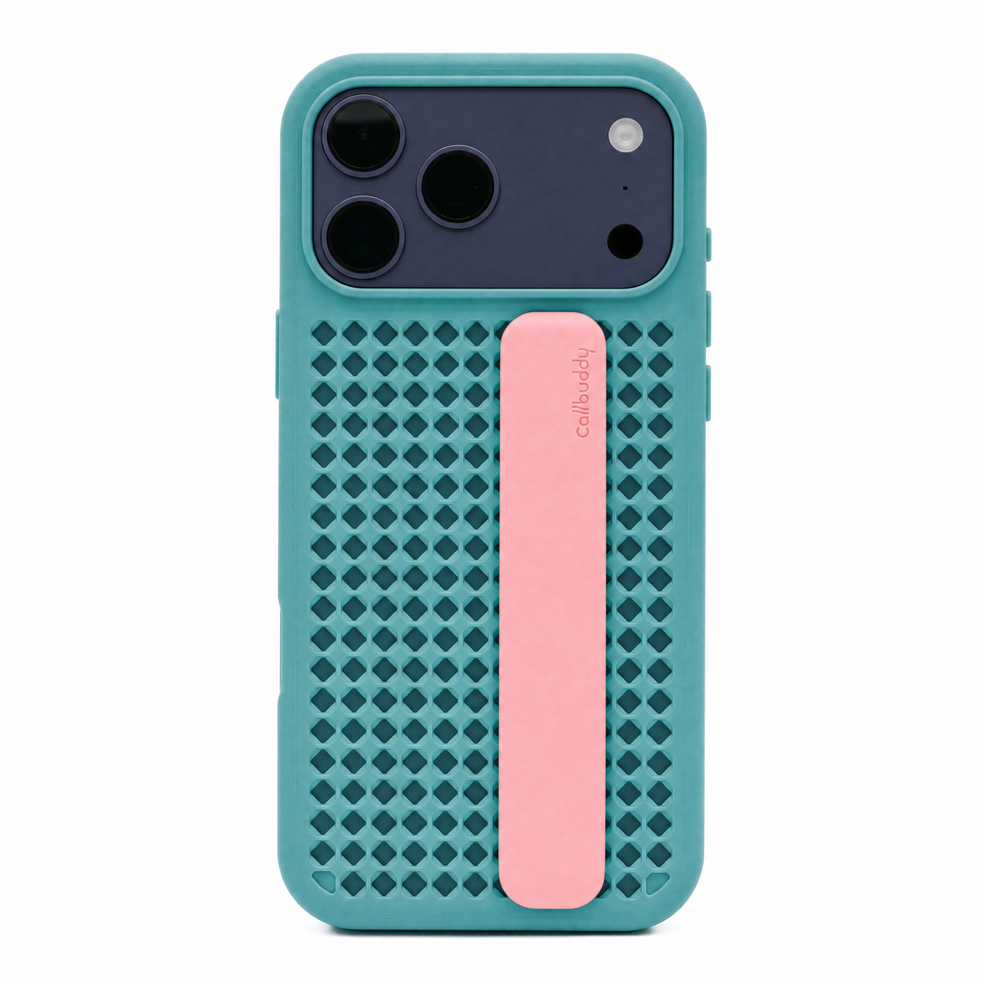 Callbuddy Hoesje met Strap voor de Apple iPhone 17 Pro Max - Miami Vice