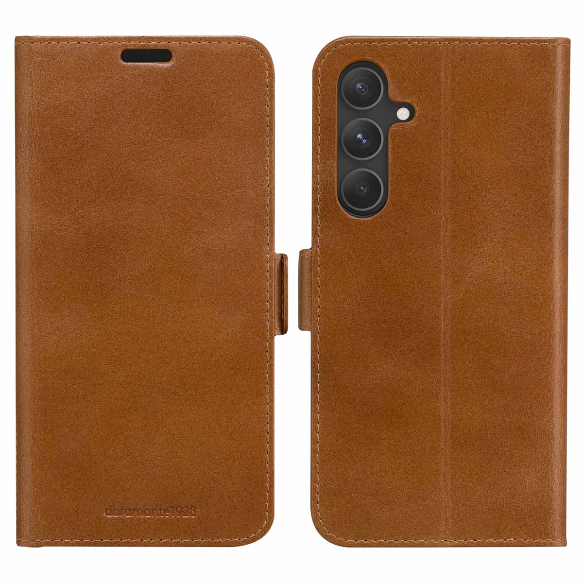 dbramante1928 Copenhagen Bookcase voor de Samsung Galaxy S24 - Tan