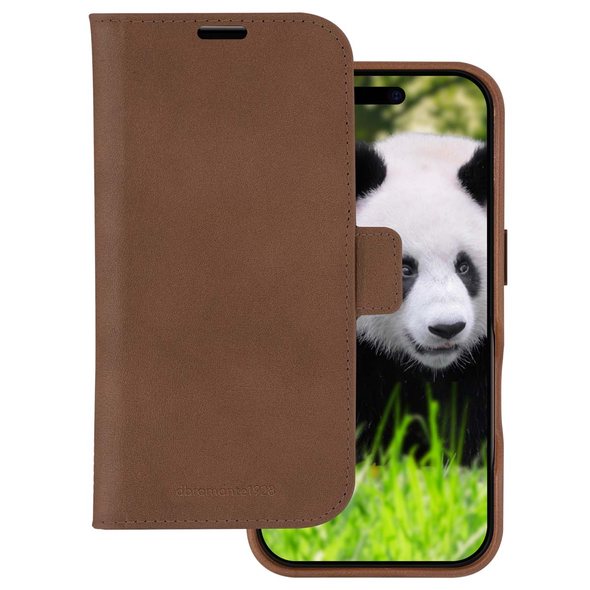 dbramante1928 Lynge Bookcase MagSafe voor de Apple iPhone 16 - Tan