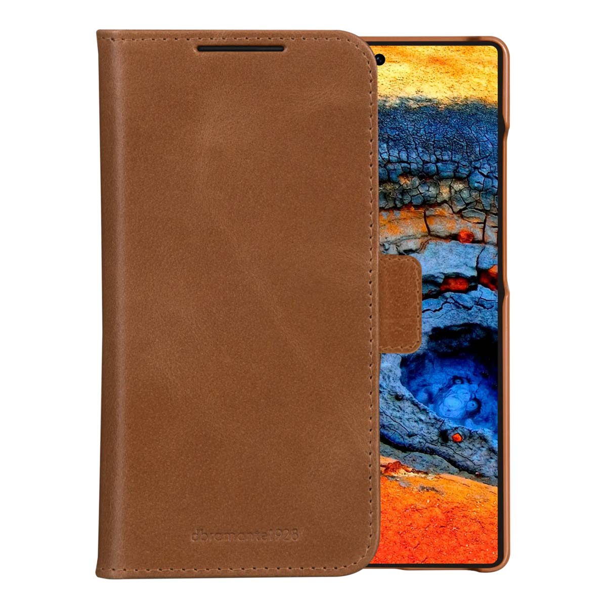 dbramante1928 Lynge Bookcase voor de Samsung Galaxy S25 Ultra - Bruin