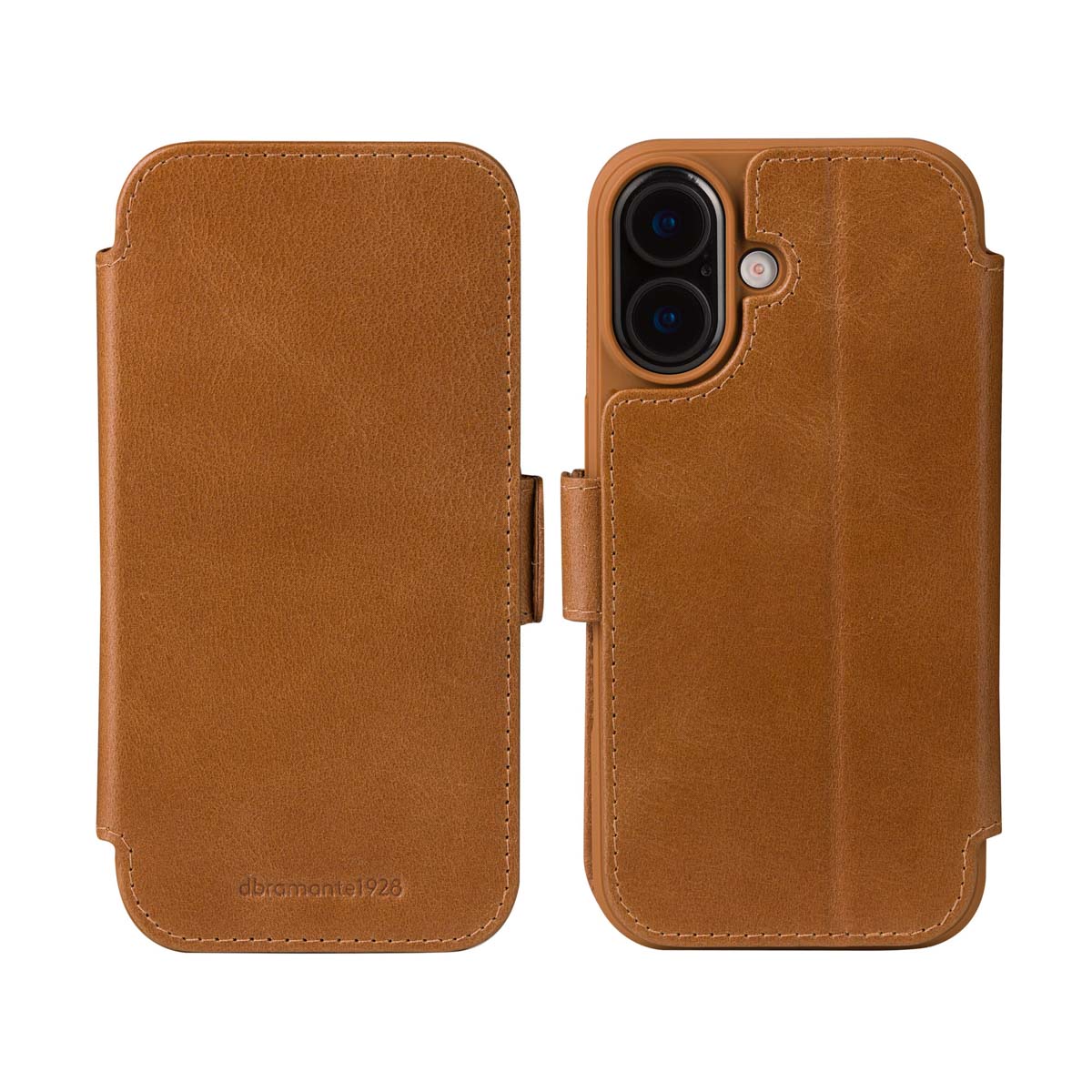 dbramante1928 Copenhagen Bookcase voor de Apple iPhone 17 - Tan