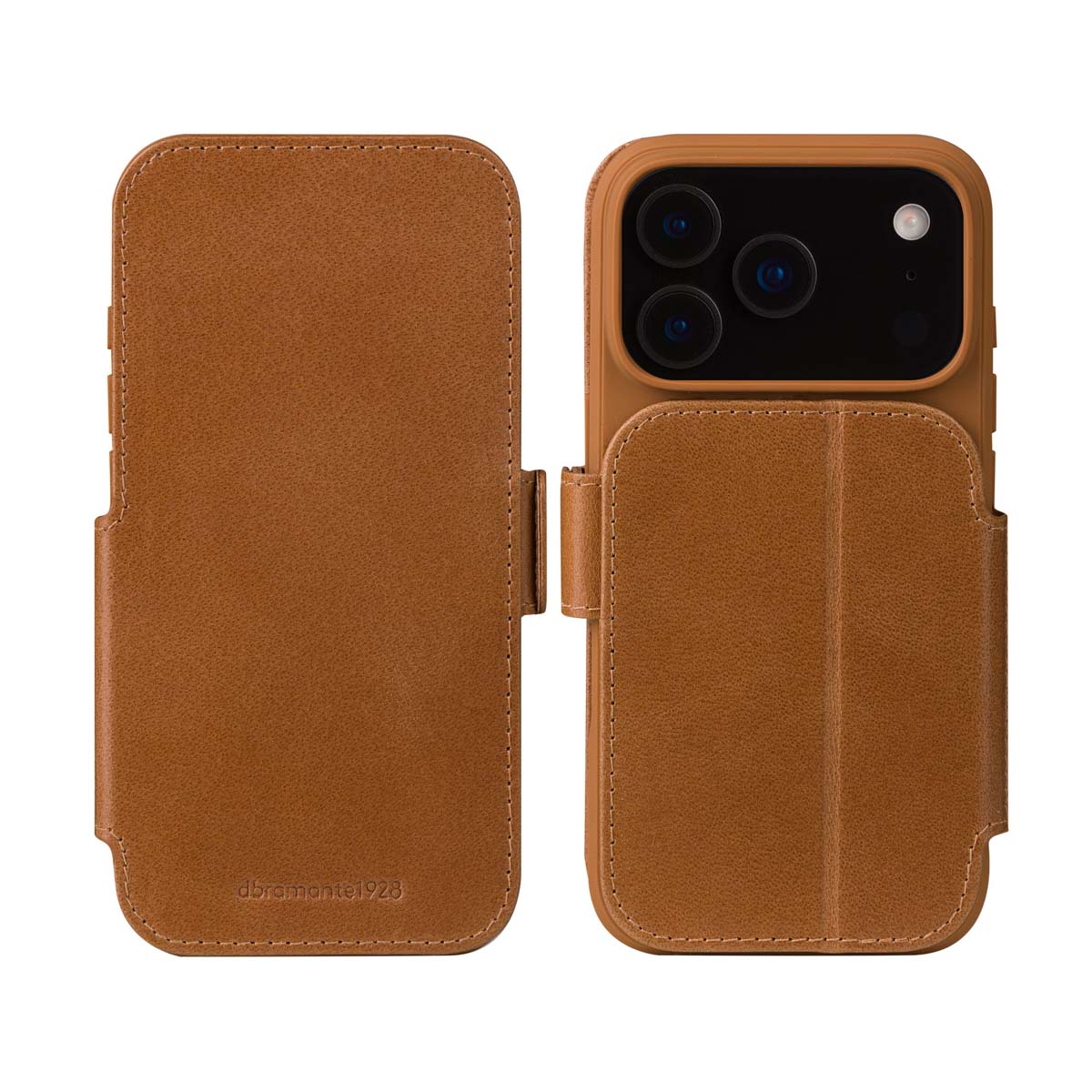 dbramante1928 Copenhagen Bookcase voor de Apple iPhone 17 Pro - Tan