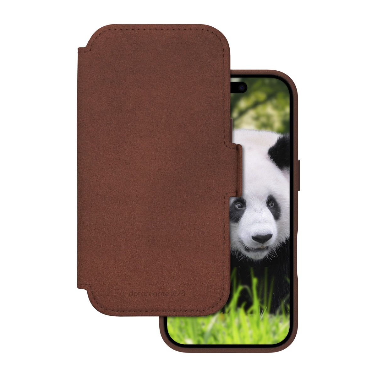 dbramante1928 Lynge Bookcase MagSafe voor de Apple iPhone 17 - Dark Tan