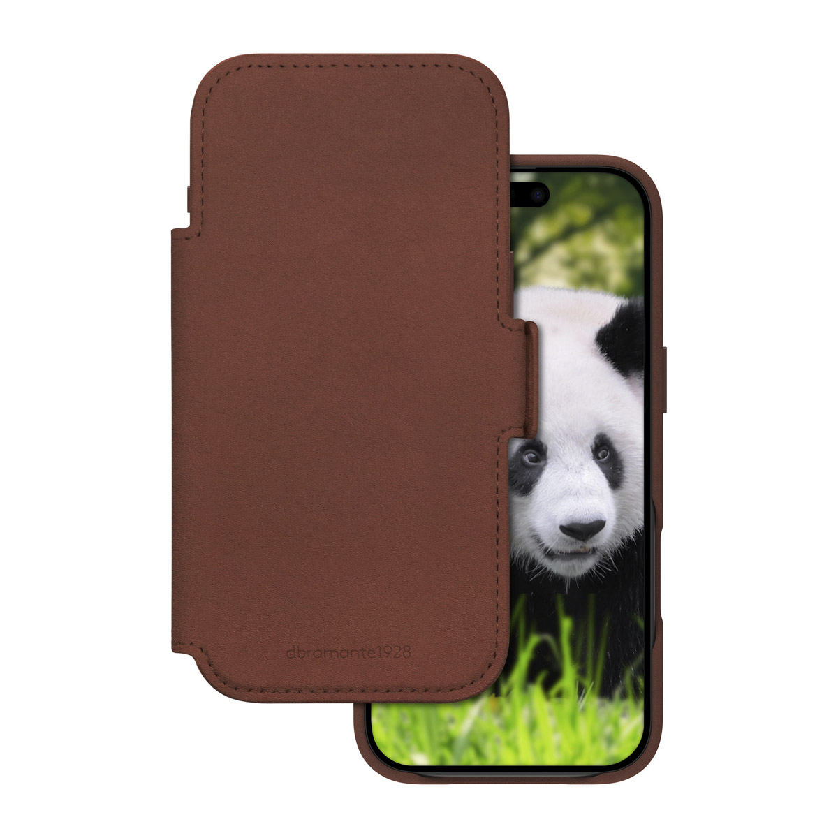 dbramante1928 Lynge Bookcase MagSafe voor de Apple iPhone Air - Dark Tan