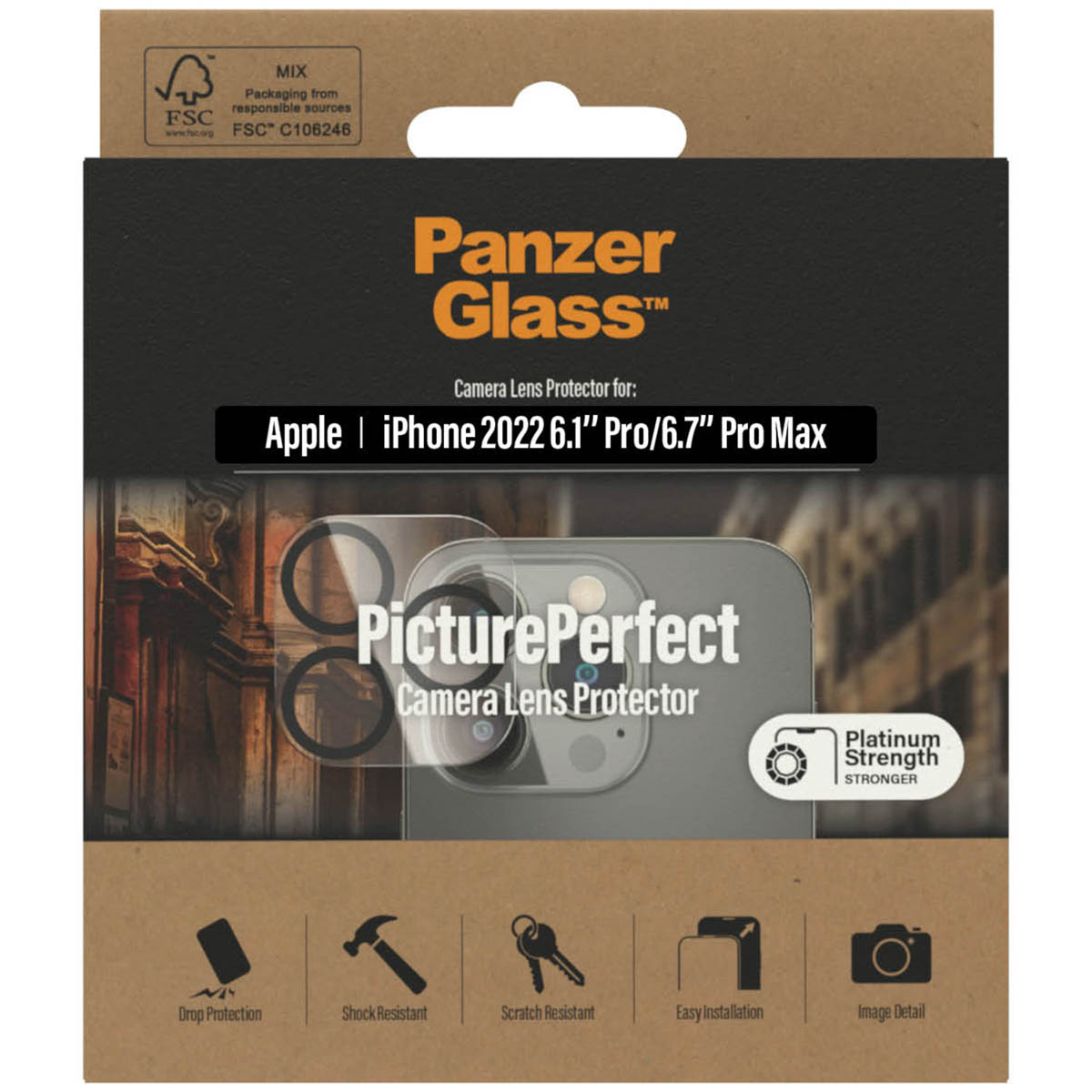 PanzerGlass Camera Protector voor de Apple iPhone 14 Pro / 14 Pro Max