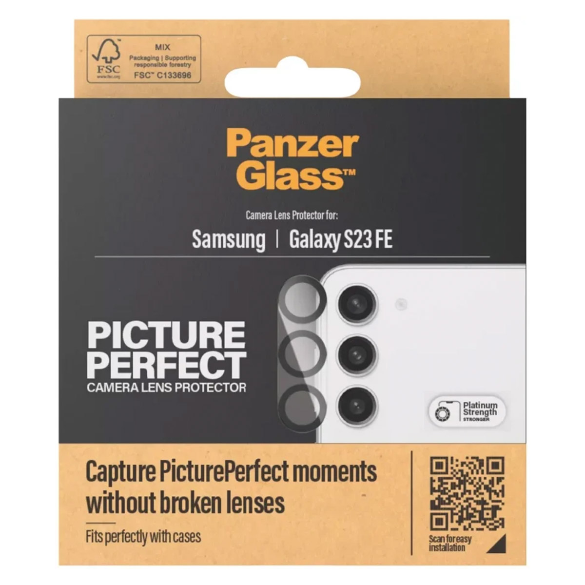 PanzerGlass Camera Protector voor de Samsung Galaxy S23 FE