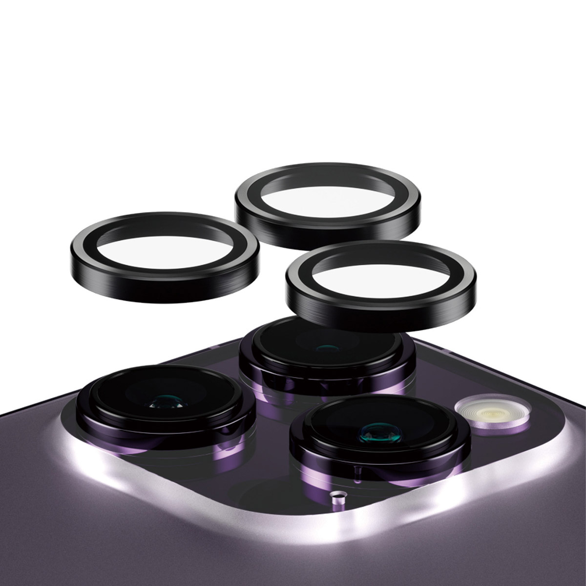 PanzerGlass Protection Caméra Hoops Optic Rings Apple iPhone 14 Pro / 14 Pro Max