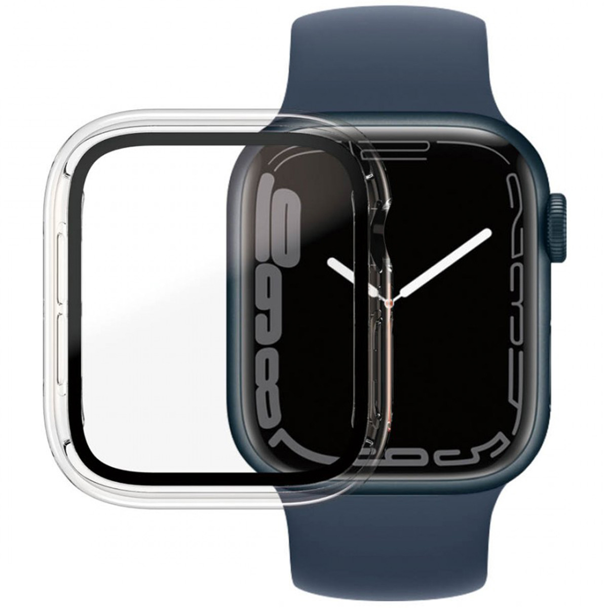 PanzerGlass Coque Full Body Apple Watch 7 / 8 / 9 - 45 mm - Transparent