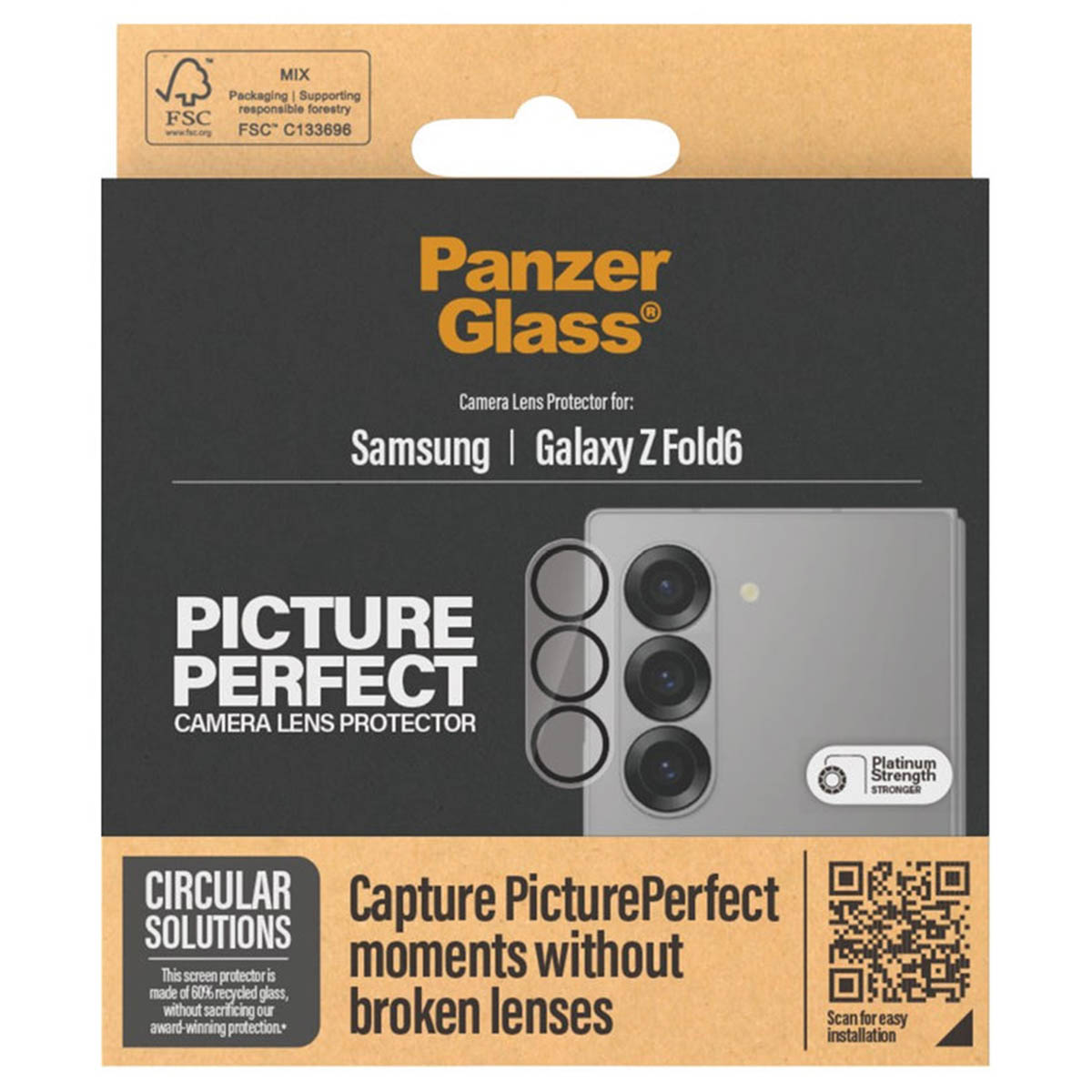 PanzerGlass PicturePerfect Camera Lens Protector voor de Samsung Galaxy Z Fold 6