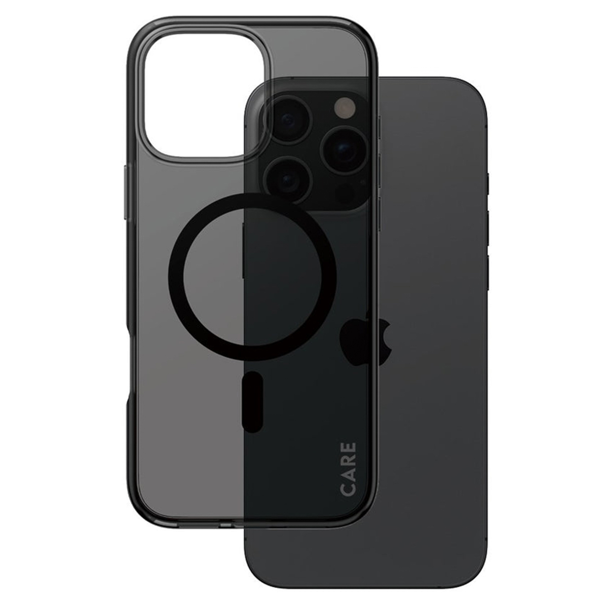 CARE by PanzerGlass Coque Smokey Urban Combat MagSafe Apple iPhone 16 Pro Max - Smokey
