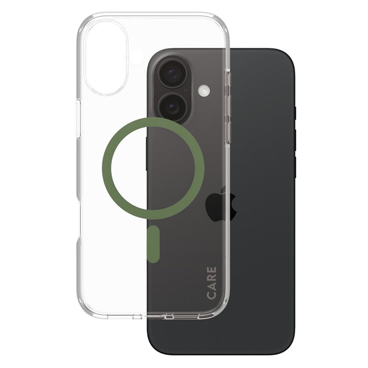 CARE by PanzerGlass Coque Urban Combat MagSafe Apple iPhone 16 Plus - Green