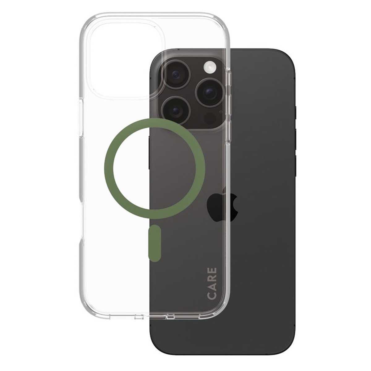 CARE by PanzerGlass Coque Urban Combat MagSafe Apple iPhone 16 Pro Max - Green