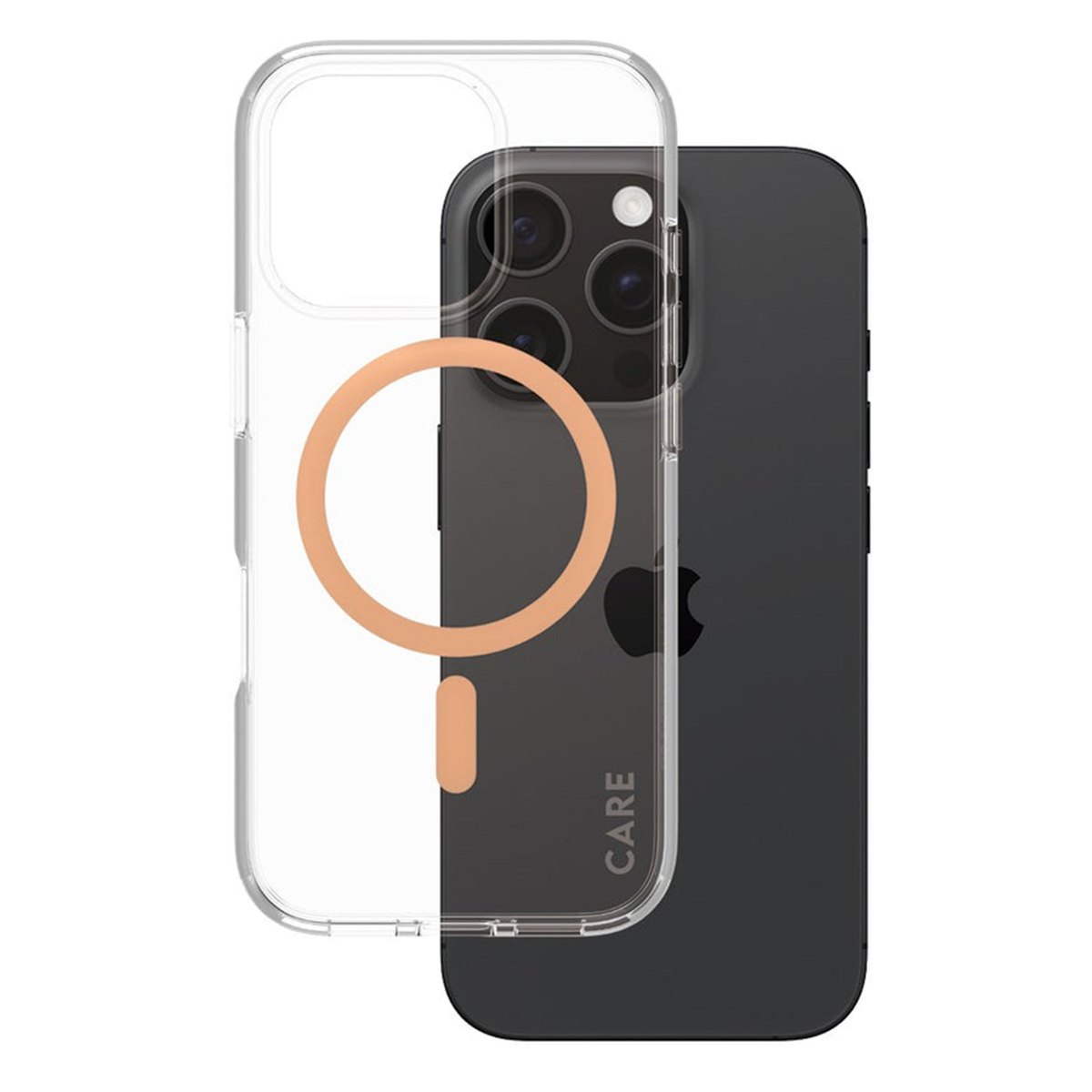 CARE by PanzerGlass Coque Urban Combat MagSafe Apple iPhone 16 Pro - Peachy