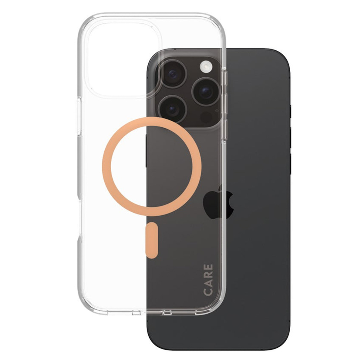 CARE by PanzerGlass Coque Urban Combat MagSafe Apple iPhone 16 Pro Max - Peachy