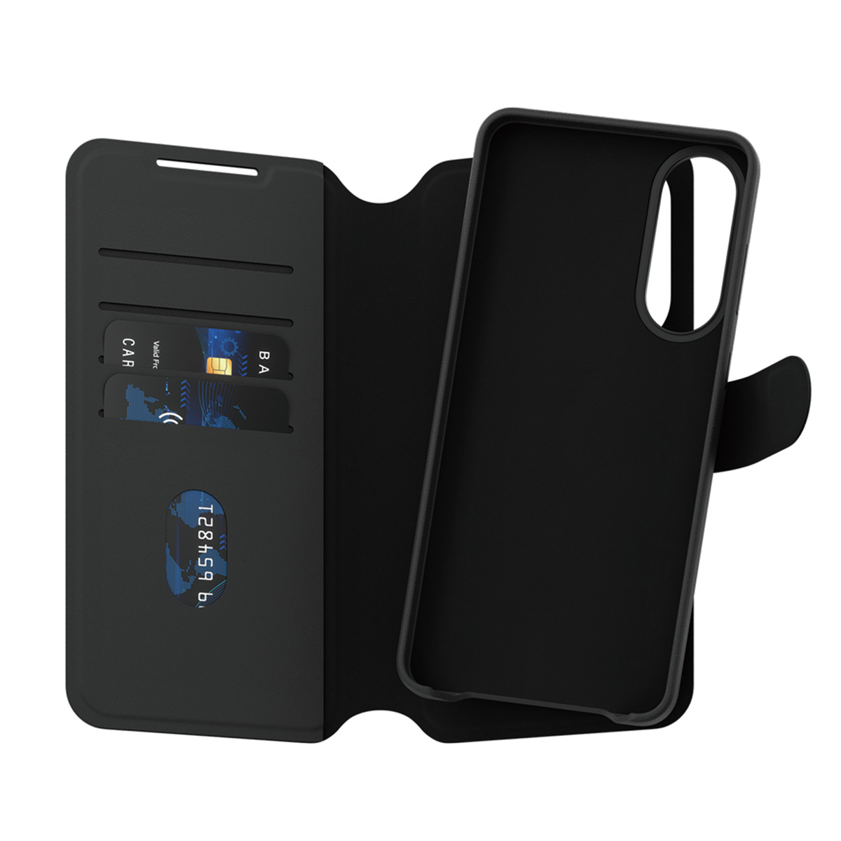CARE by PanzerGlass Tango 2 in 1 Wallet Case MagSafe voor de Samsung Galaxy S25 Edge - Black