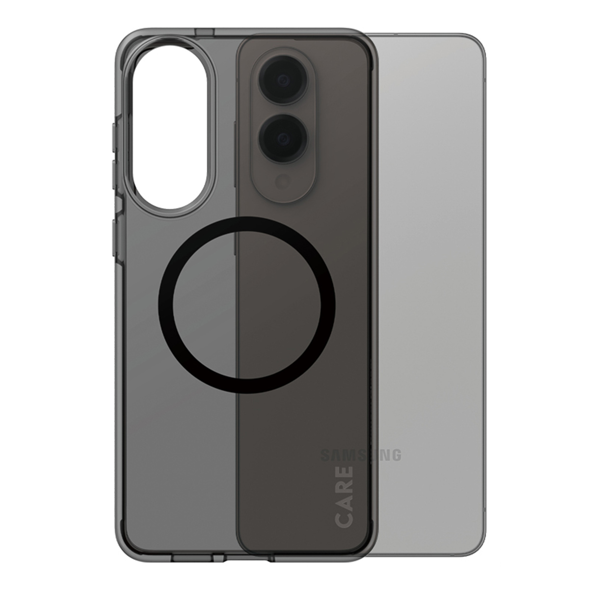 CARE by PanzerGlass Coque Urban Combat Samsung Galaxy S25 Edge - Smoke / Black