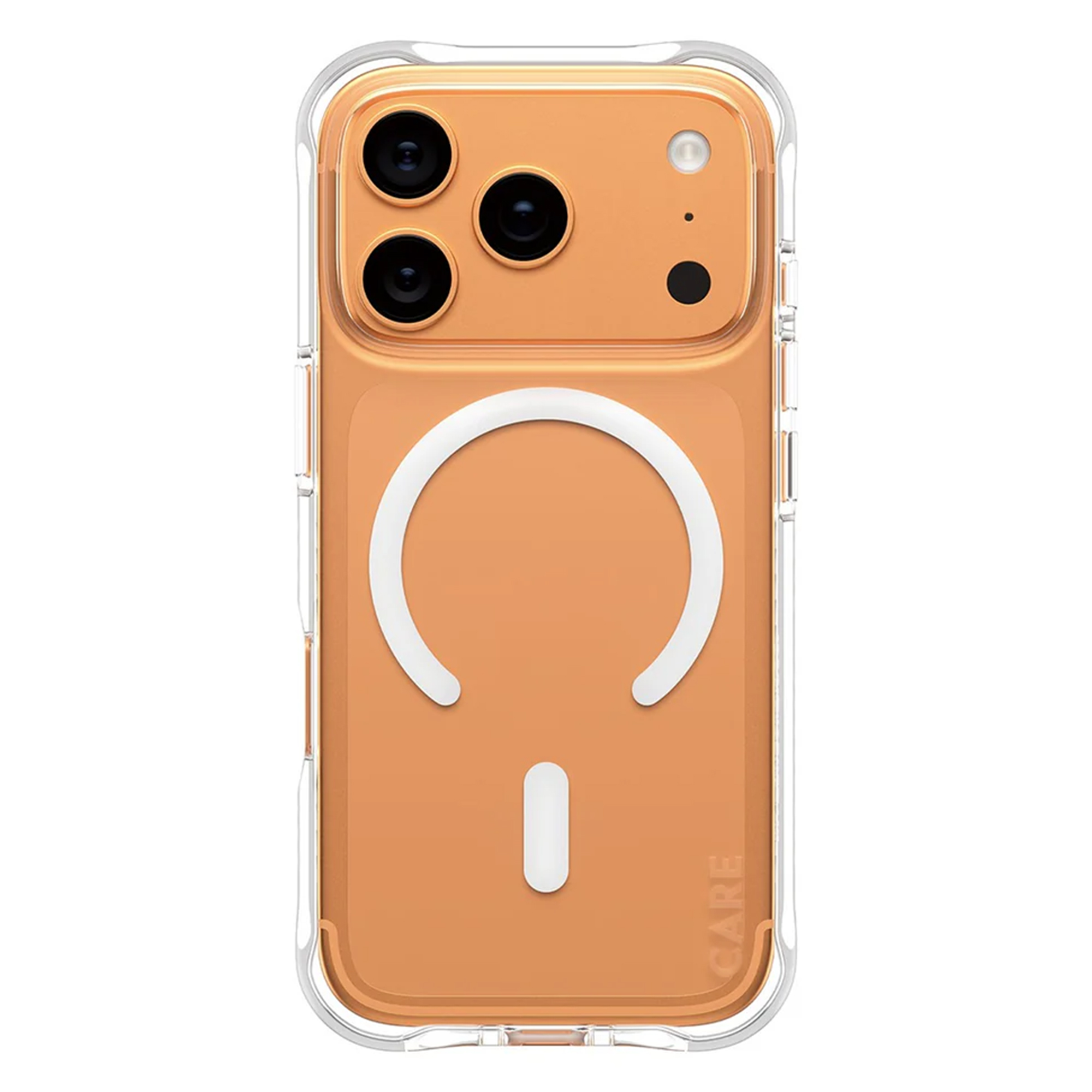 CARE by PanzerGlass Étui tendance Samba avec MagSafe Apple iPhone 17 Pro - Clear / White