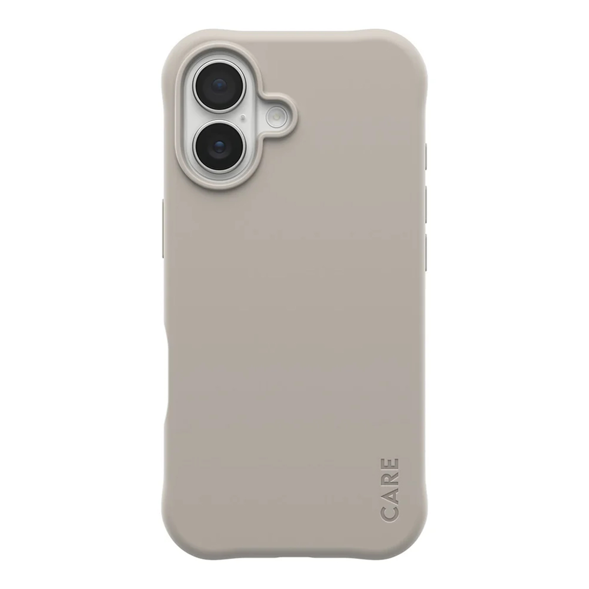 CARE by PanzerGlass Fashionable Case Samba met MagSafe voor de Apple iPhone 17 - Vanilla Beige