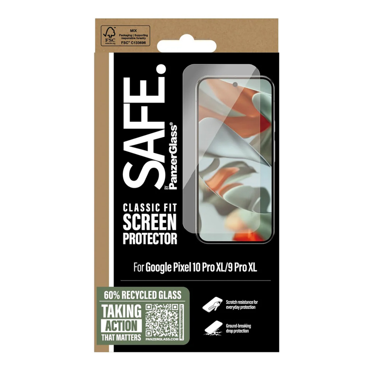 SAFE by PanzerGlass Classic Fit Protecteur d'écran Google Pixel 10 Pro XL
