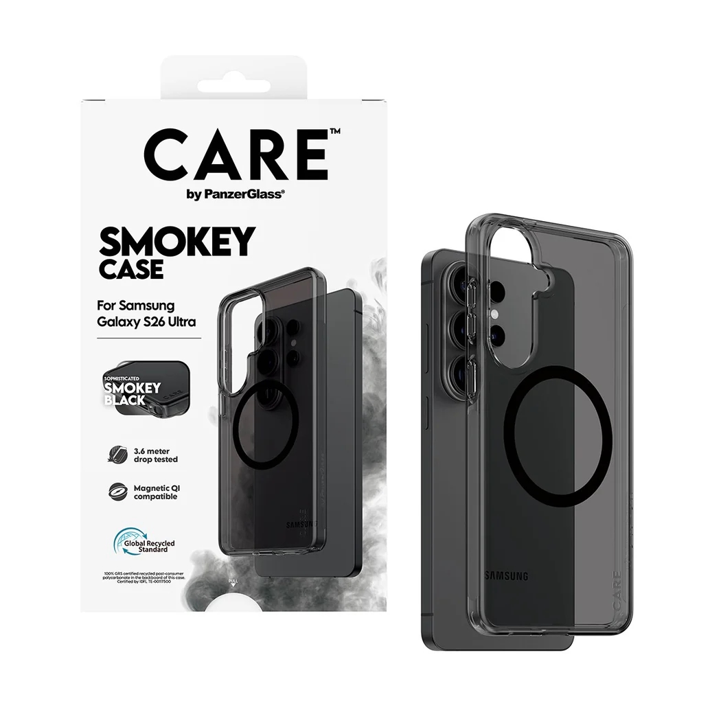 CARE by PanzerGlass Coque Urban Combat Samsung Galaxy S26 Ultra - Smokey Black