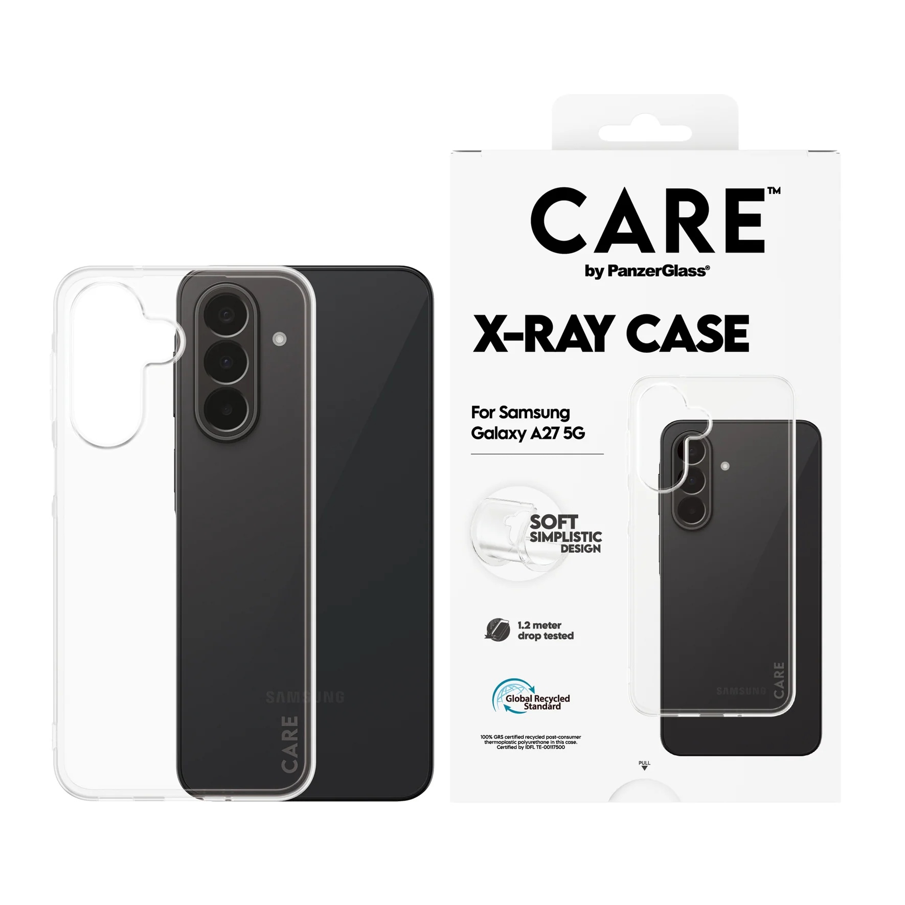 CARE by PanzerGlass Coque Fashion XR Samsung Galaxy A27 (5G) - Transparent