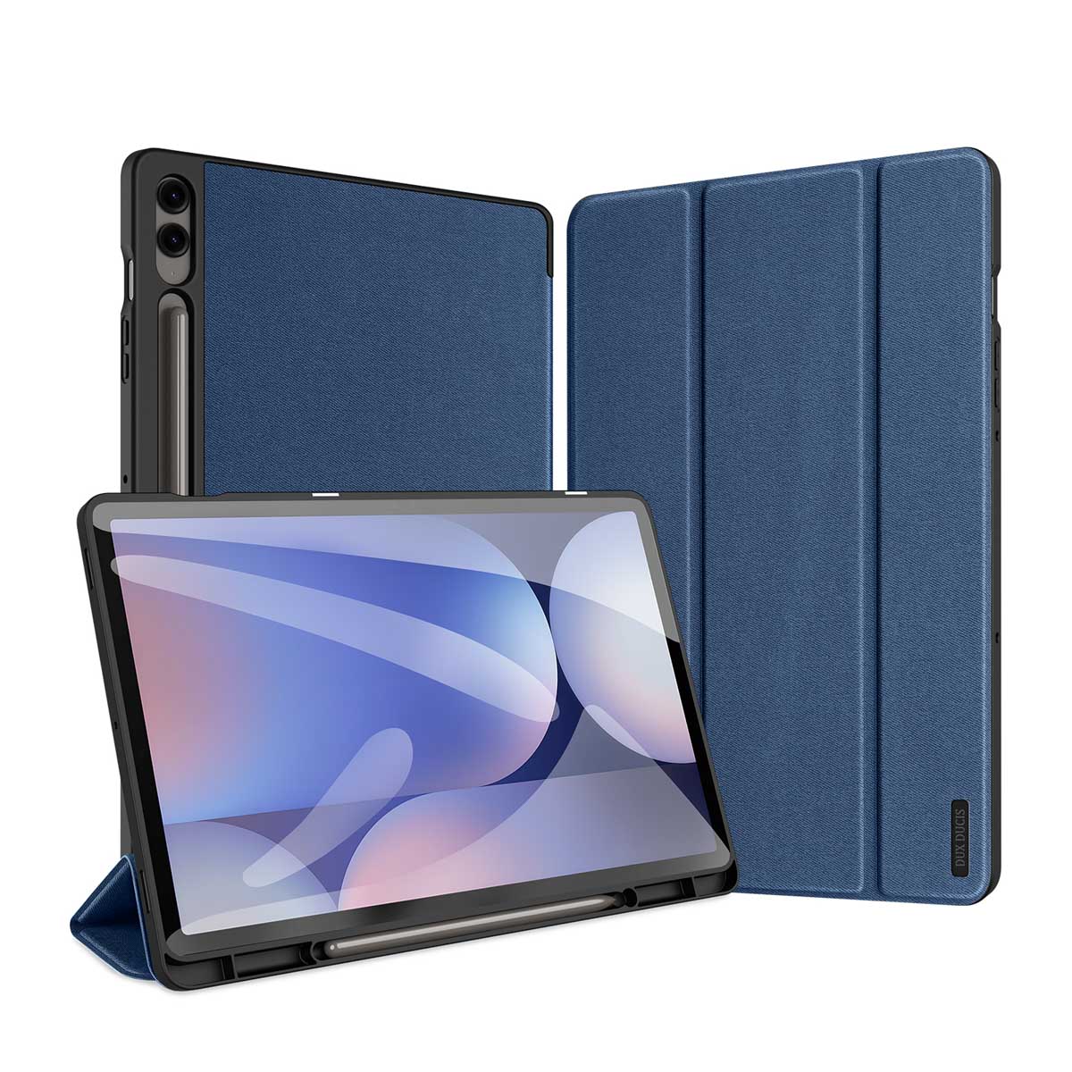 Dux Ducis Coque tablette Domo Samsung Galaxy Tab S10 Plus / Tab S9 FE Plus / Tab S9 Plus - Bleu foncé