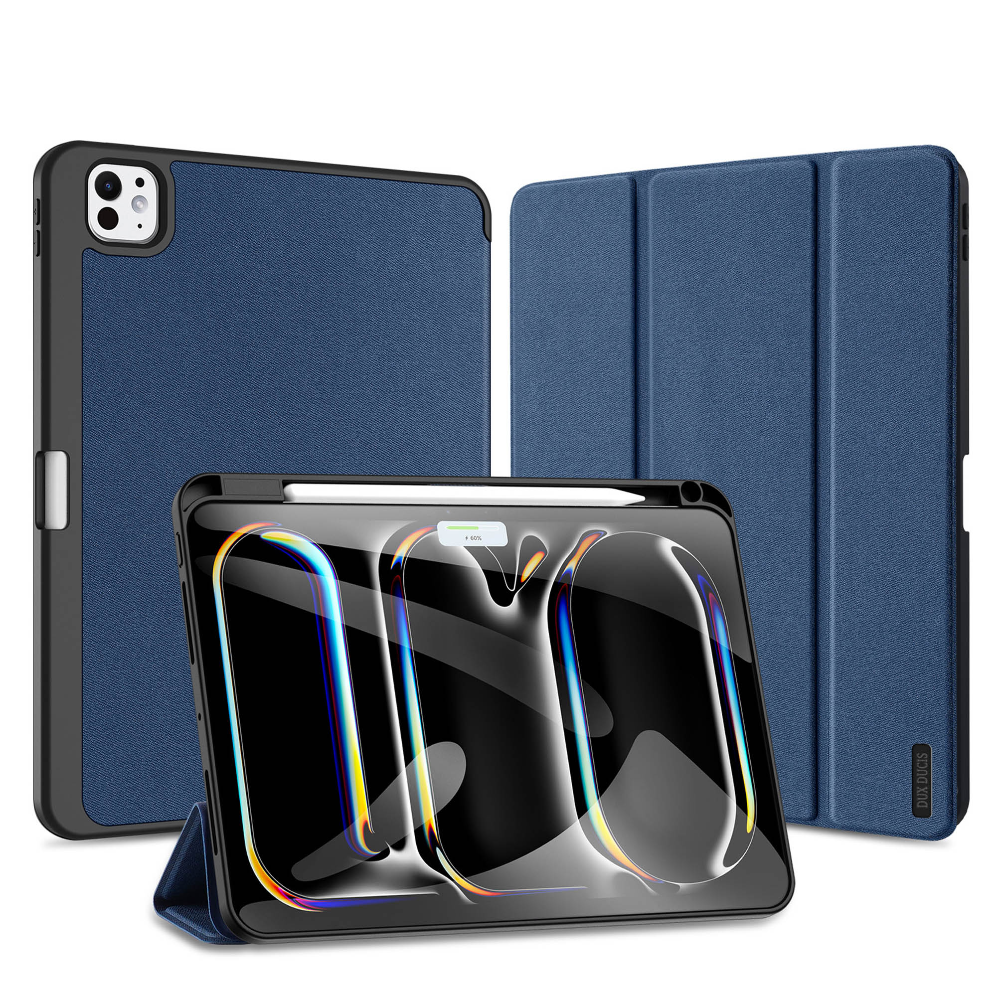 Dux Ducis Coque tablette Domo Apple iPad Pro 11 (2025) M5 / (2024) M4 - Bleu foncé