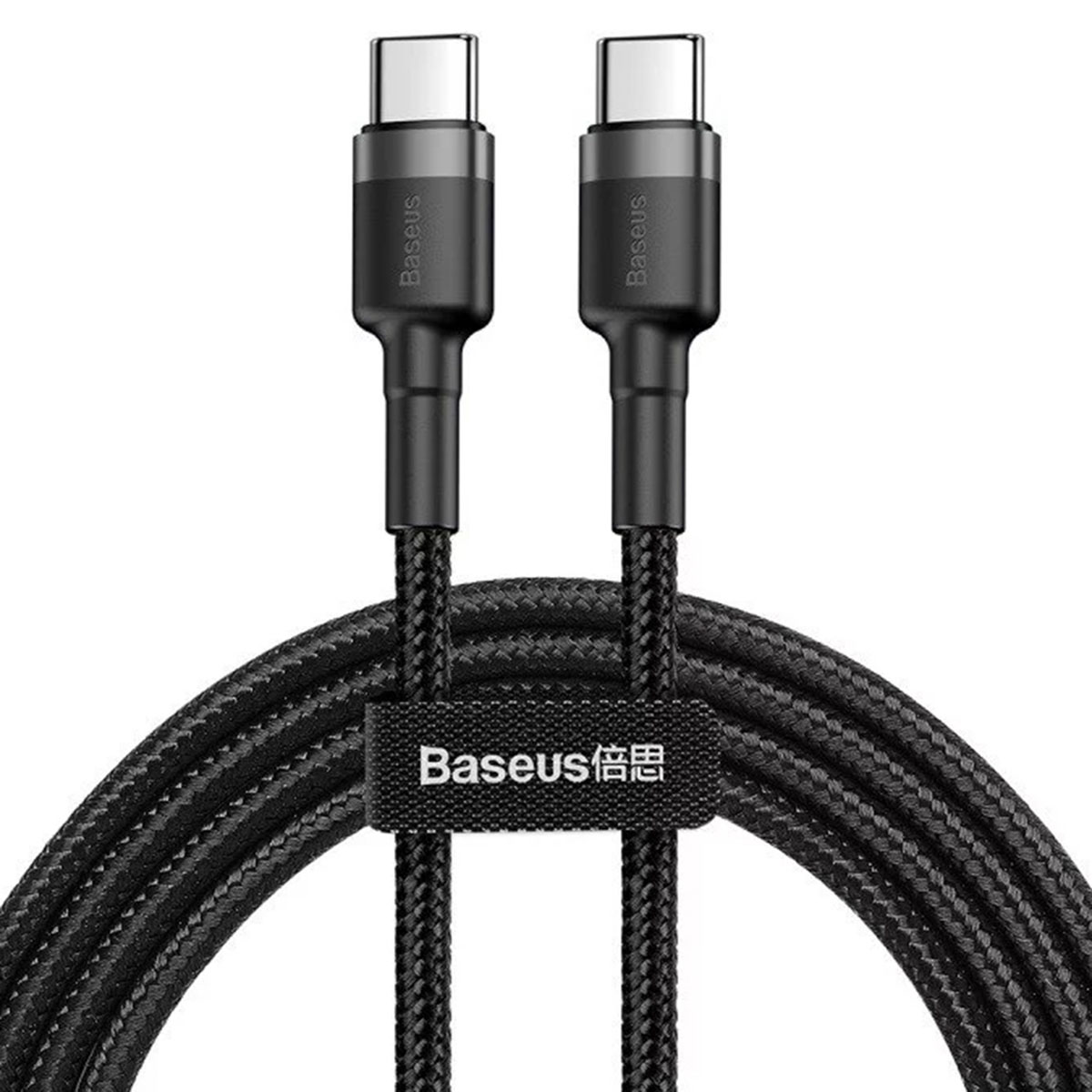 Câble Baseus Cafule USB Type C M/M 1m (Noir/Gris) #6POURCENT