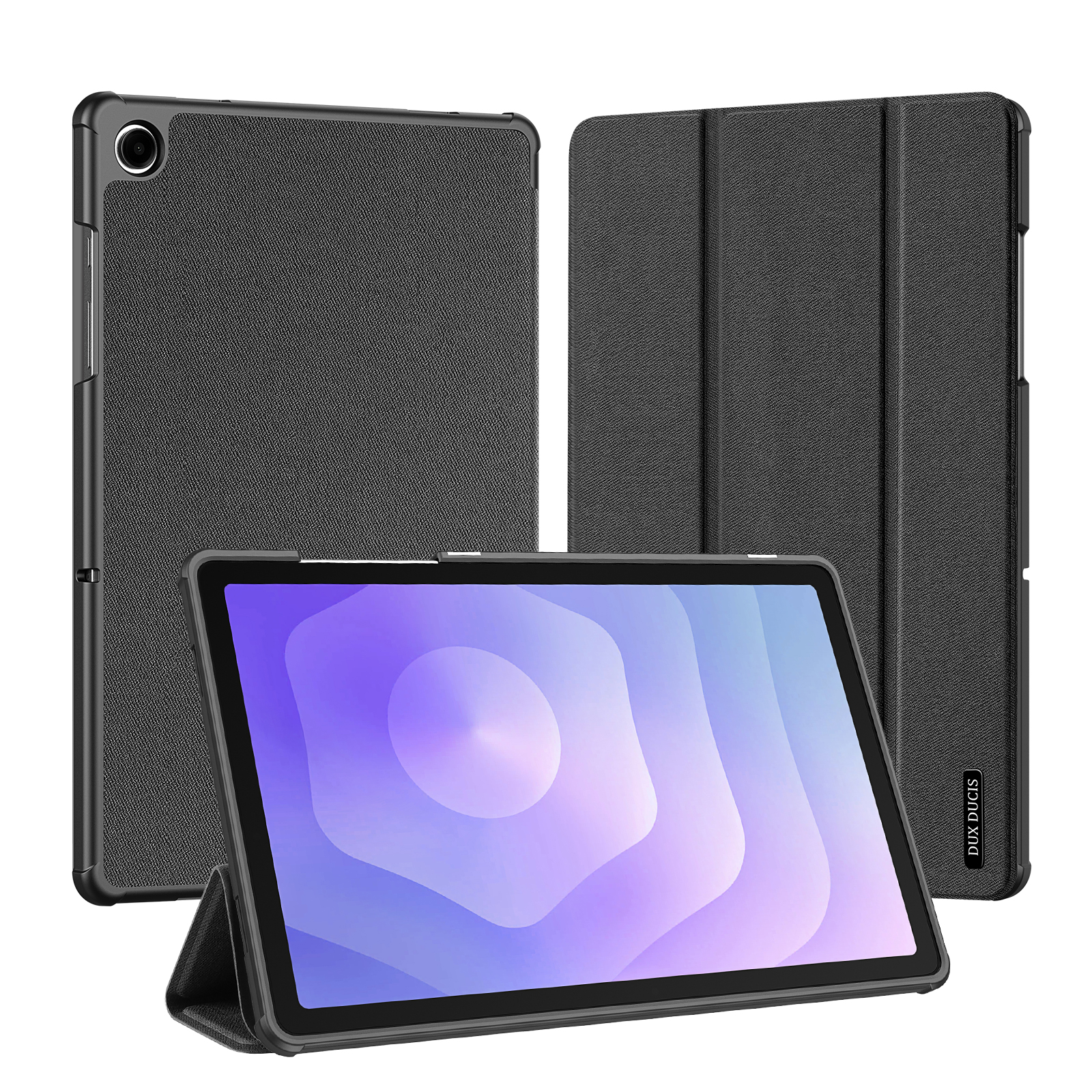 Dux Ducis Domo Bookcase voor de Samsung Galaxy Tab A11 Plus - Zwart