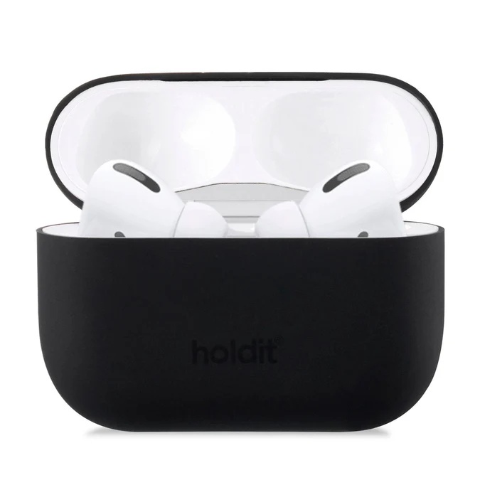 Holdit Coque Silicone Apple AirPods Pro / Pro 2 - Noir