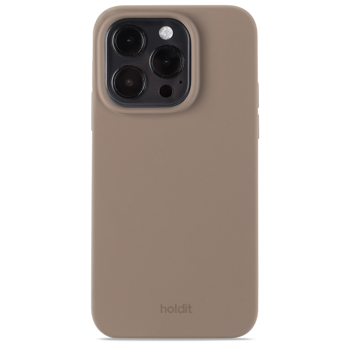 Holdit Coque Silicone Apple iPhone 14 Pro - Mocha Brown