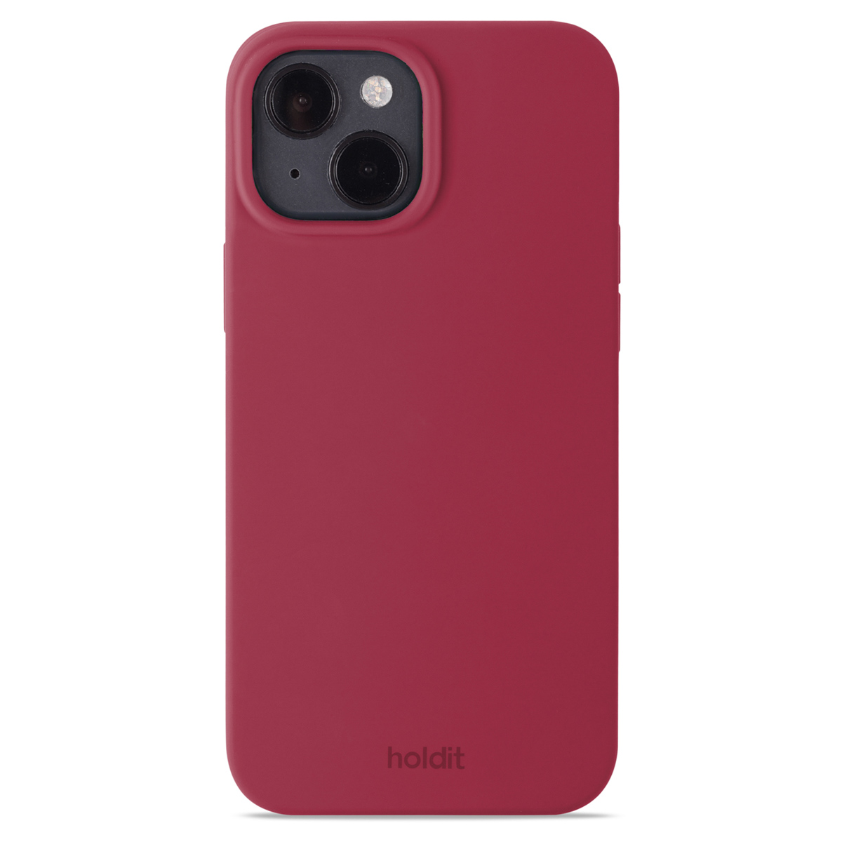 Holdit Coque Silicone Apple iPhone 14 / 13 - Red Velvet