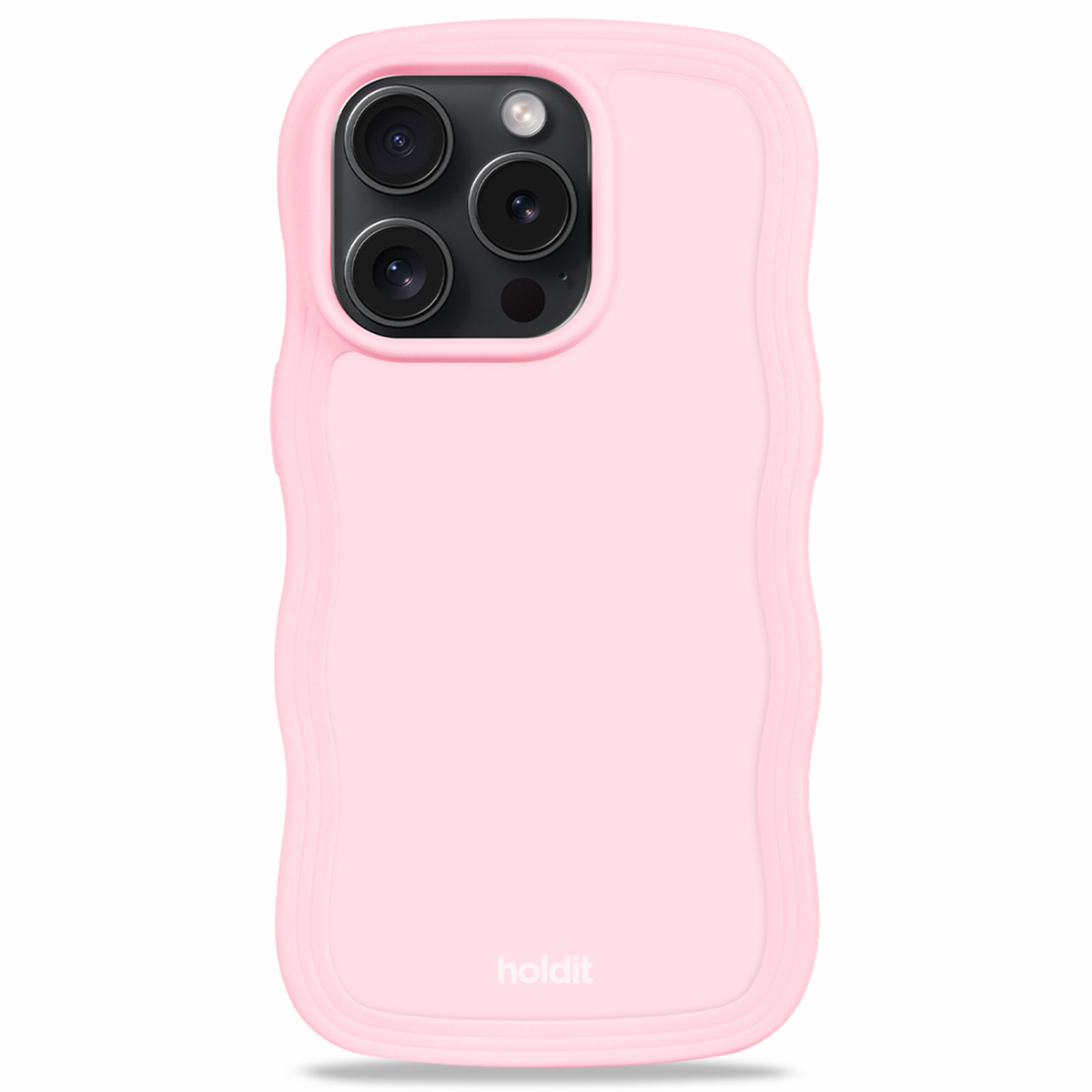Holdit Coque Wavy Apple iPhone 14 Pro - Rose