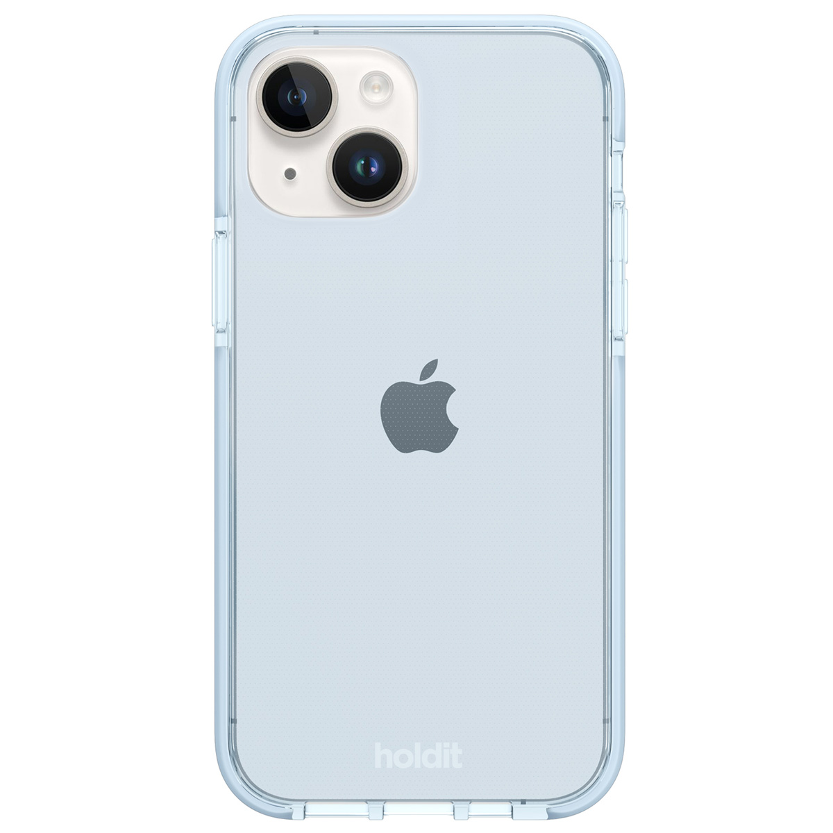 Holdit Seethru Case voor de Apple iPhone 15 - Mineral Blue