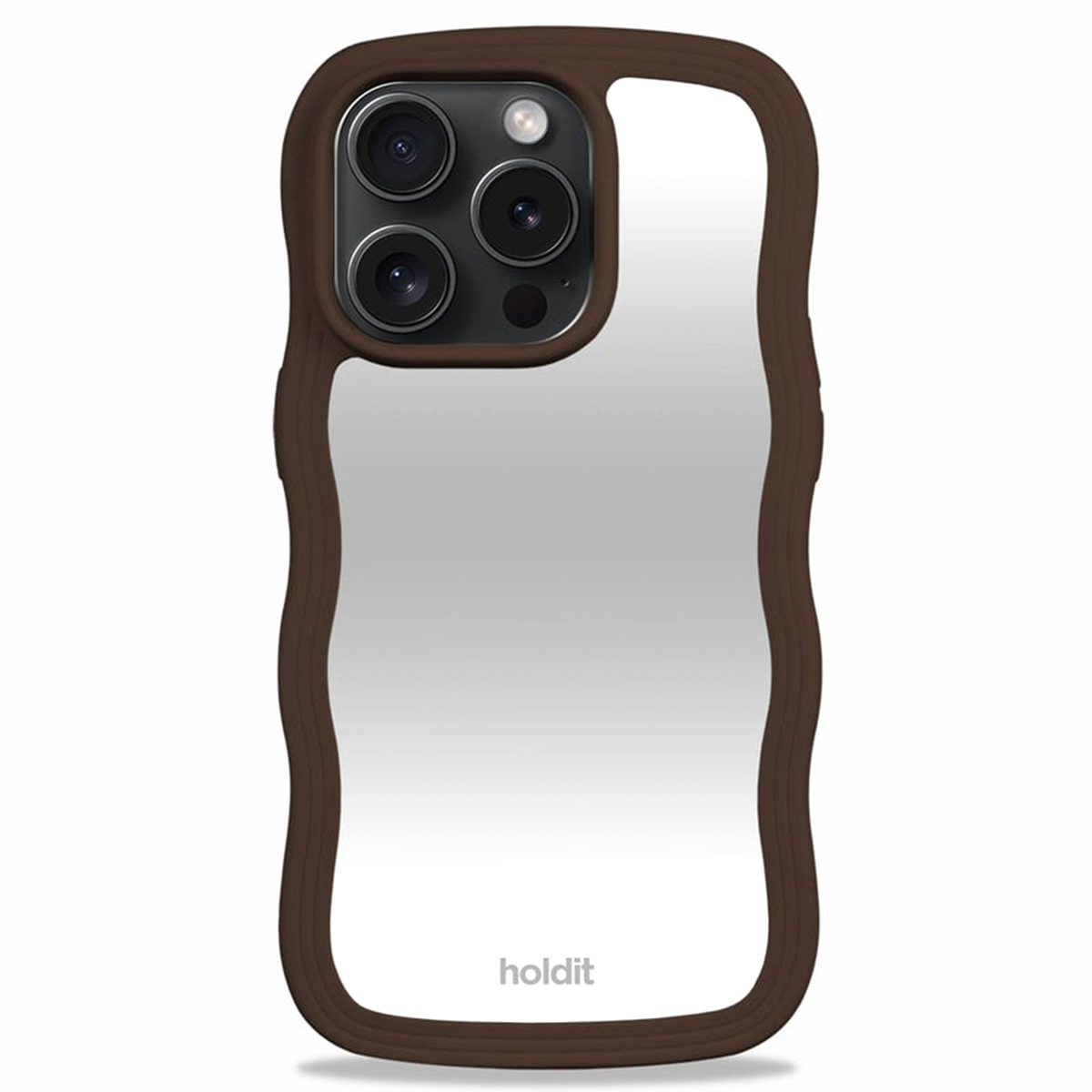 Holdit Coque Wavy Apple iPhone 14 Pro Max - Chocolate Mirror