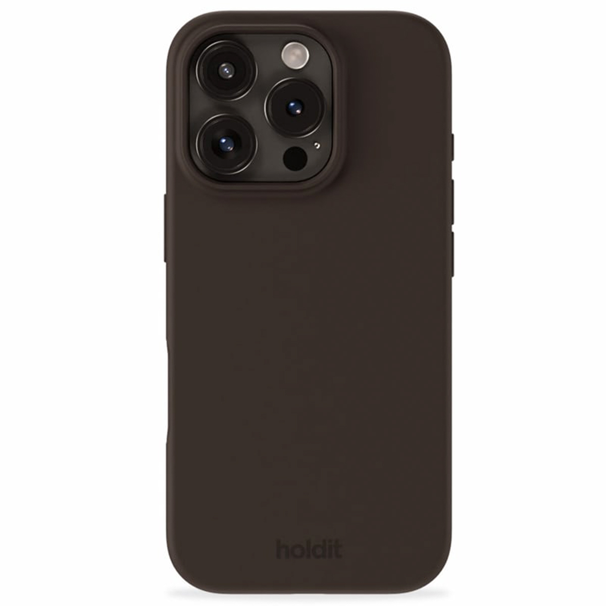 Holdit Coque Silicone Apple iPhone 16 Pro Max - Chocolate