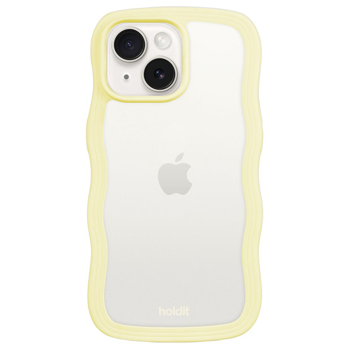 Holdit Coque Wavy Apple iPhone 17e / 16e / 15 / 14 / 13 - Lemonade