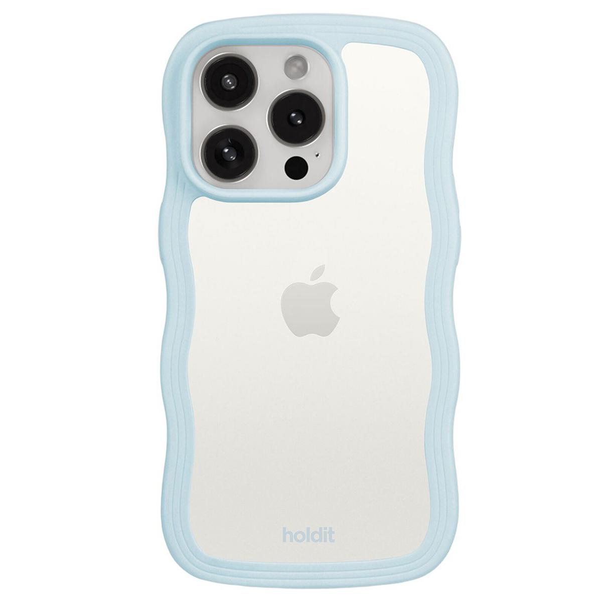 Holdit Coque Wavy Apple iPhone 15 Pro Max - Mineral Blue