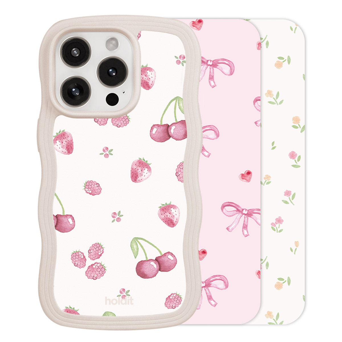 Holdit Print Pack voor de Apple iPhone 14 Pro / 15 Pro / 16 Pro - Pink Breeze