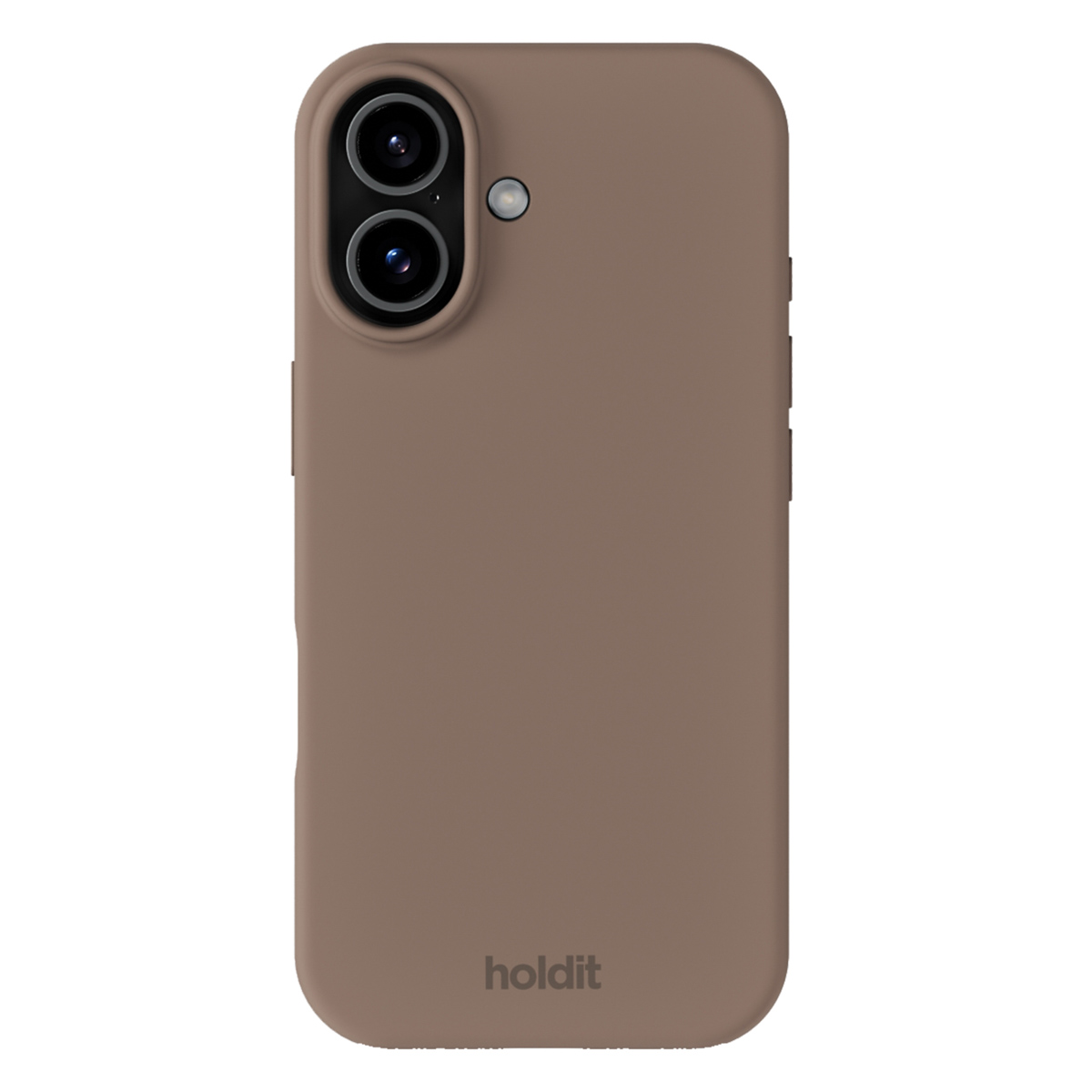 Holdit Silicone Case voor de Apple iPhone 17 - Mocha Brown